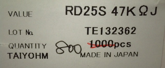 RD25S 47K OHM J
