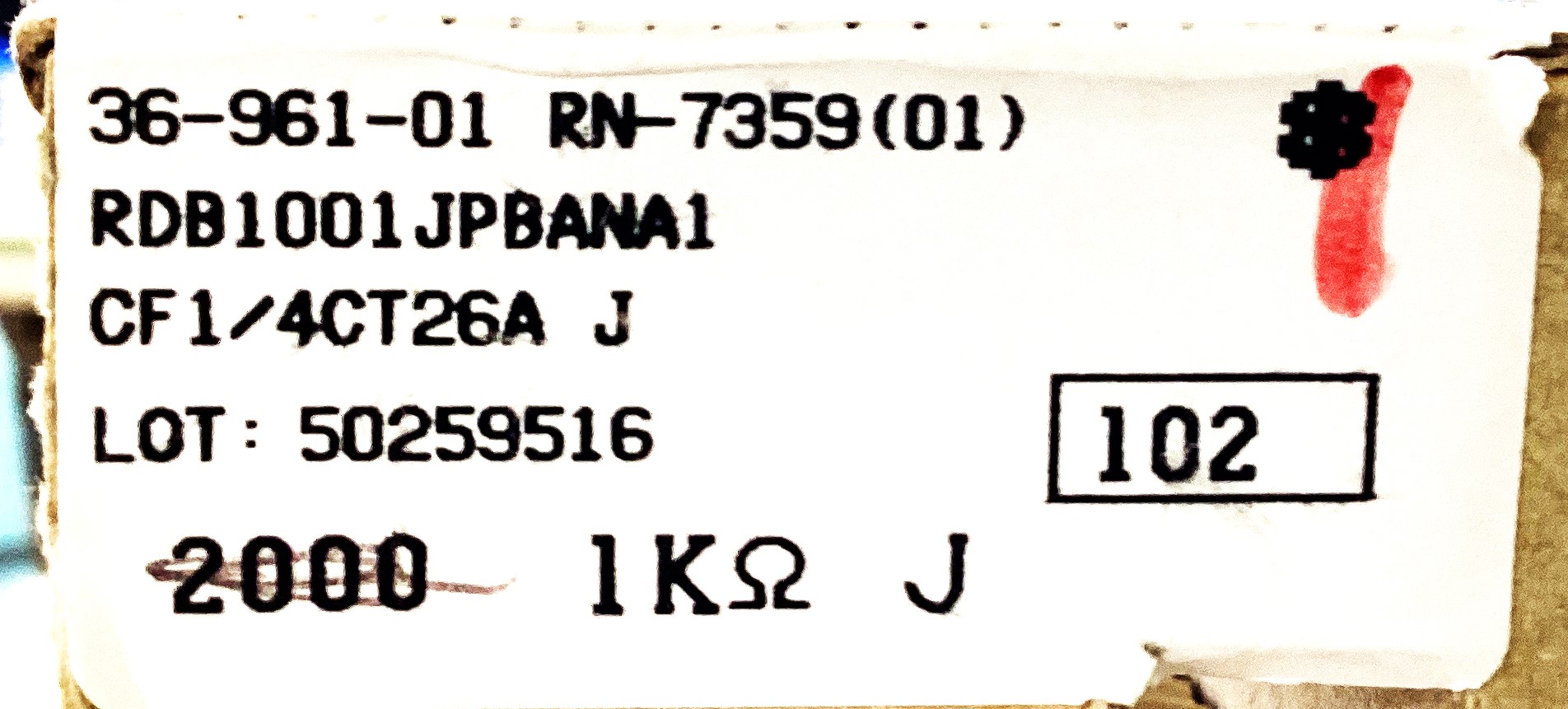 CF1/4CT26A102J