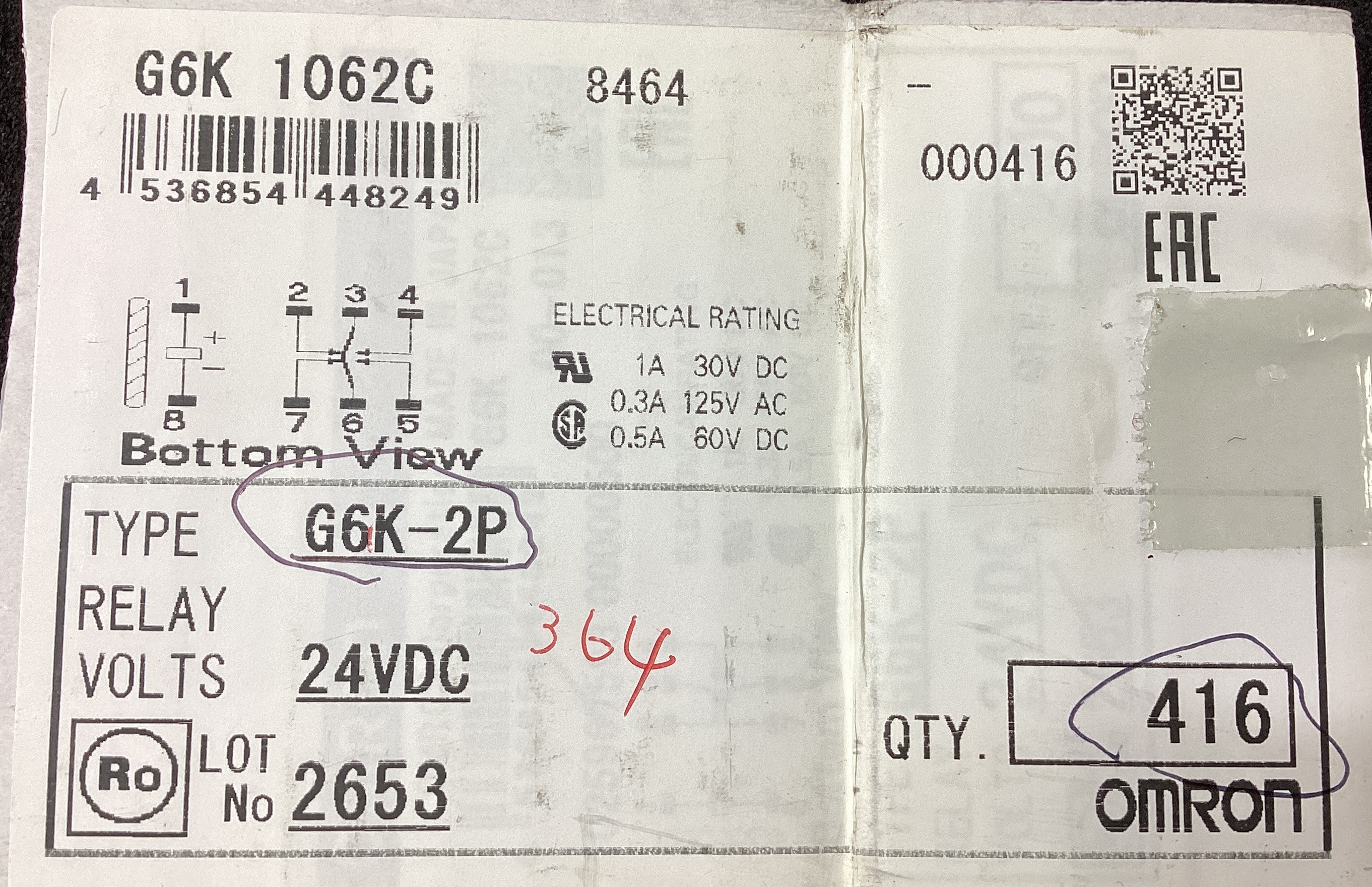 G6K-2P DC24