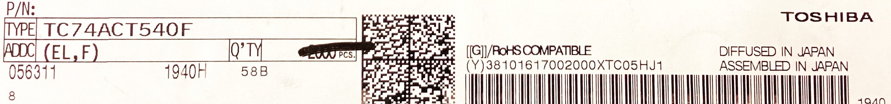 TC74ACT540F(EL,F)