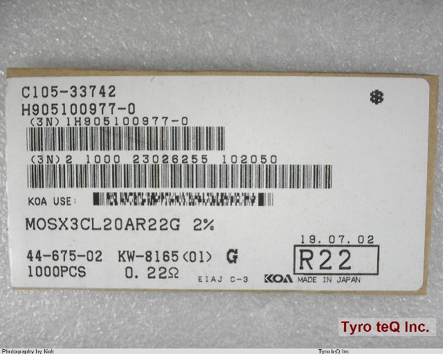 MOSX3CL20AR22G