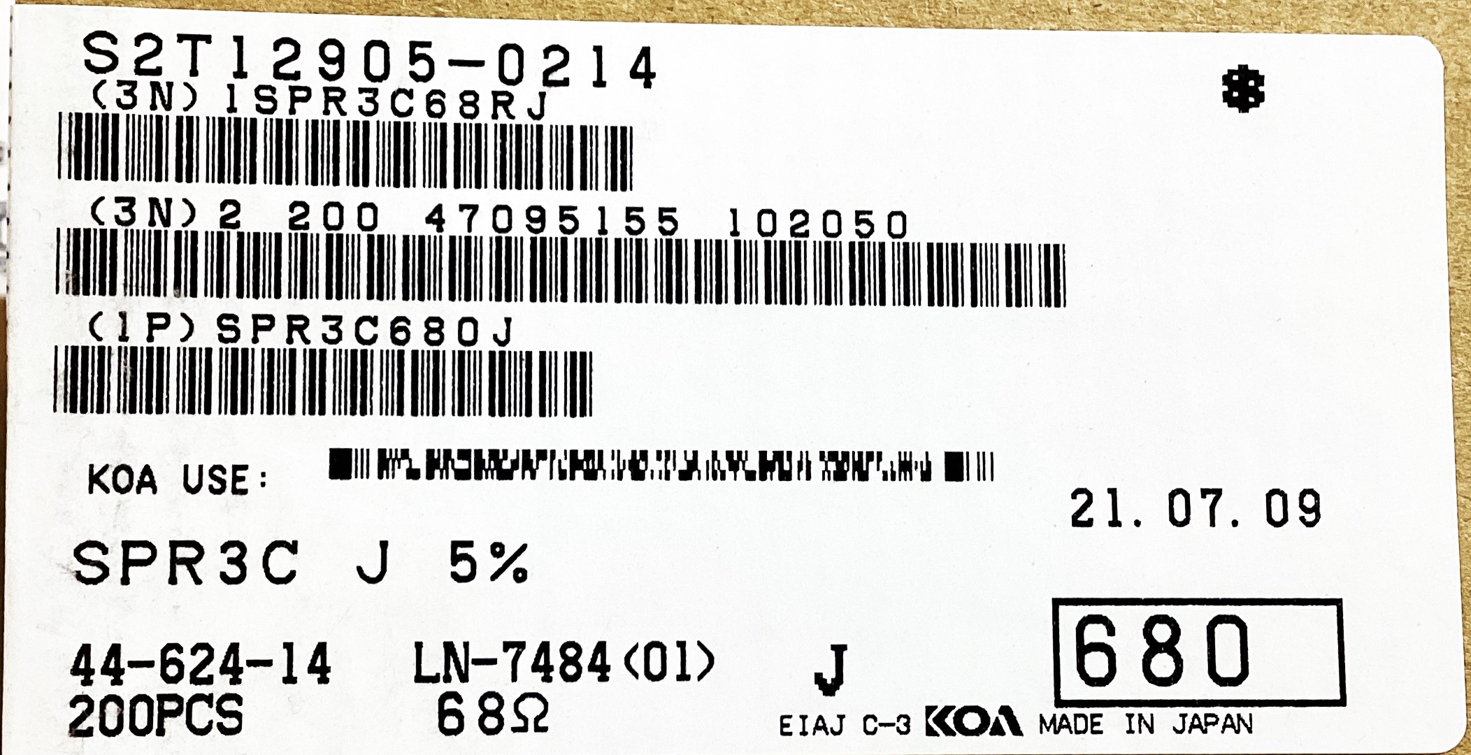 SPR3C680J