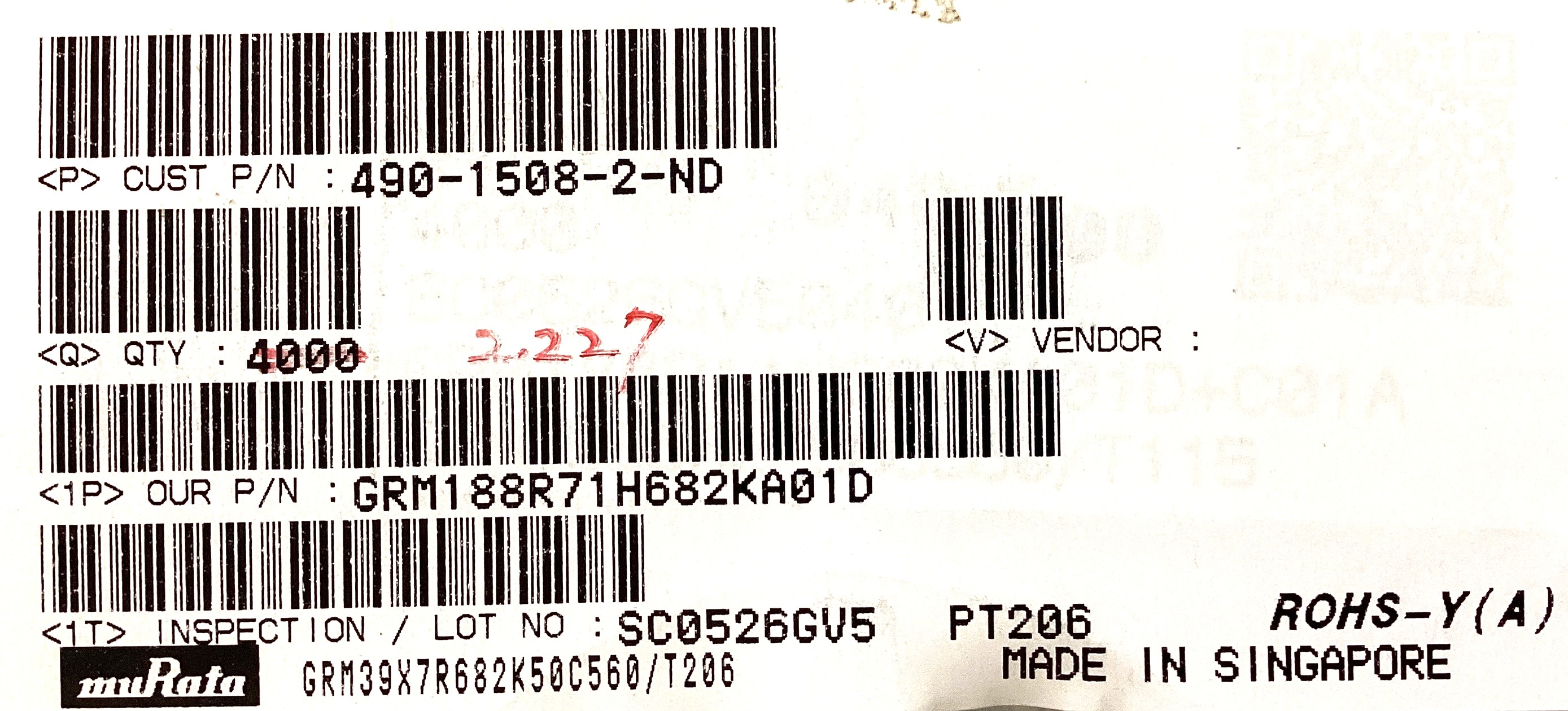 GRM188R71H682KA01D