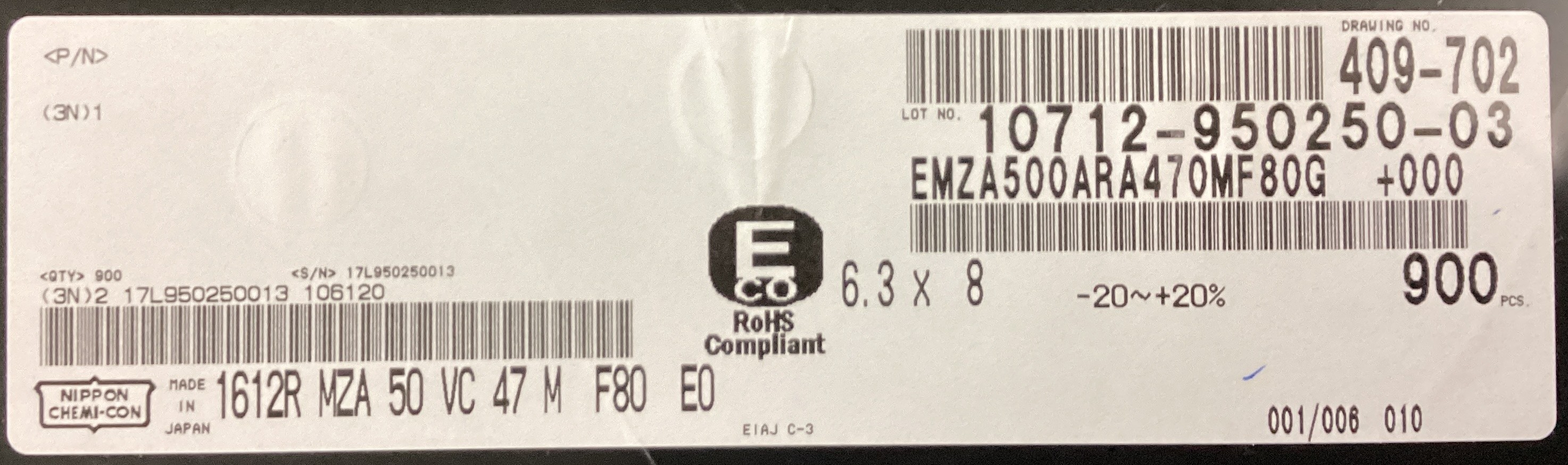 EMZA500ARA470MF80G