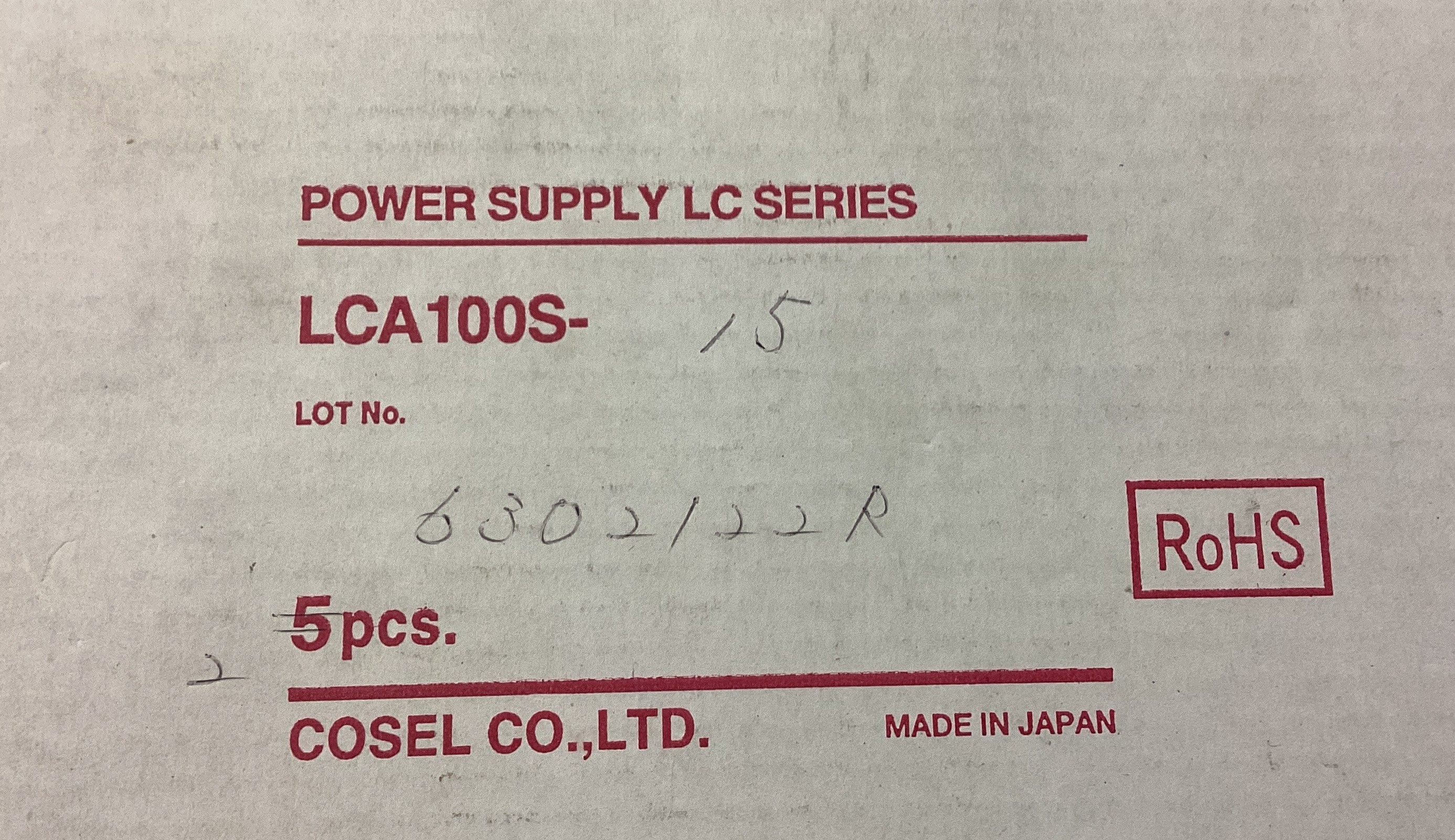 LCA100S-15