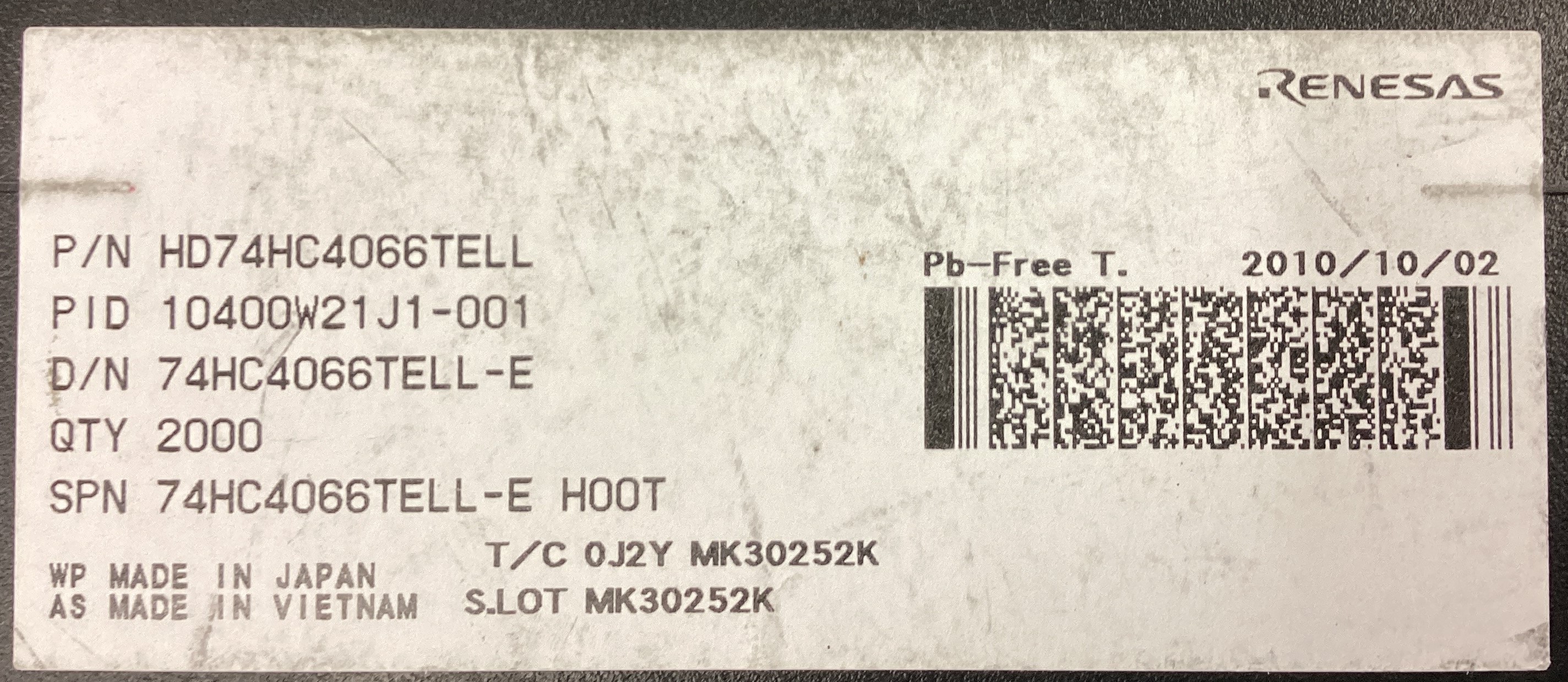 HD74HC4066TELL