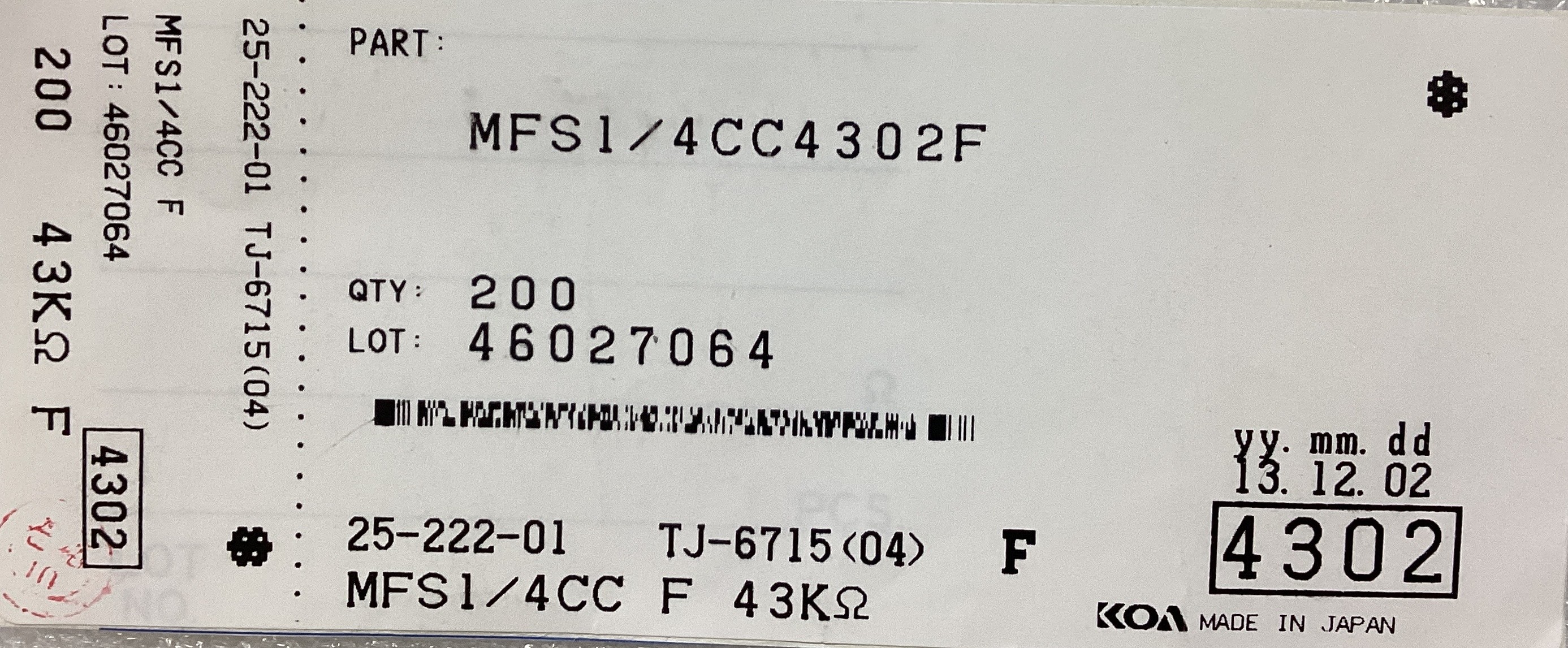 MFS1/4CC4302F