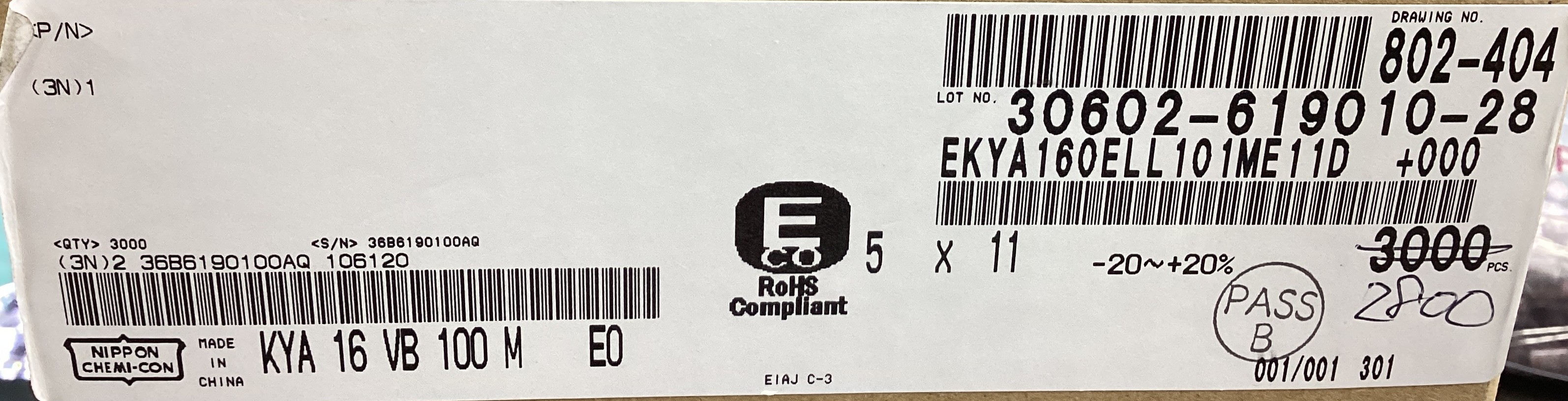 EKYA160ELL101ME11D