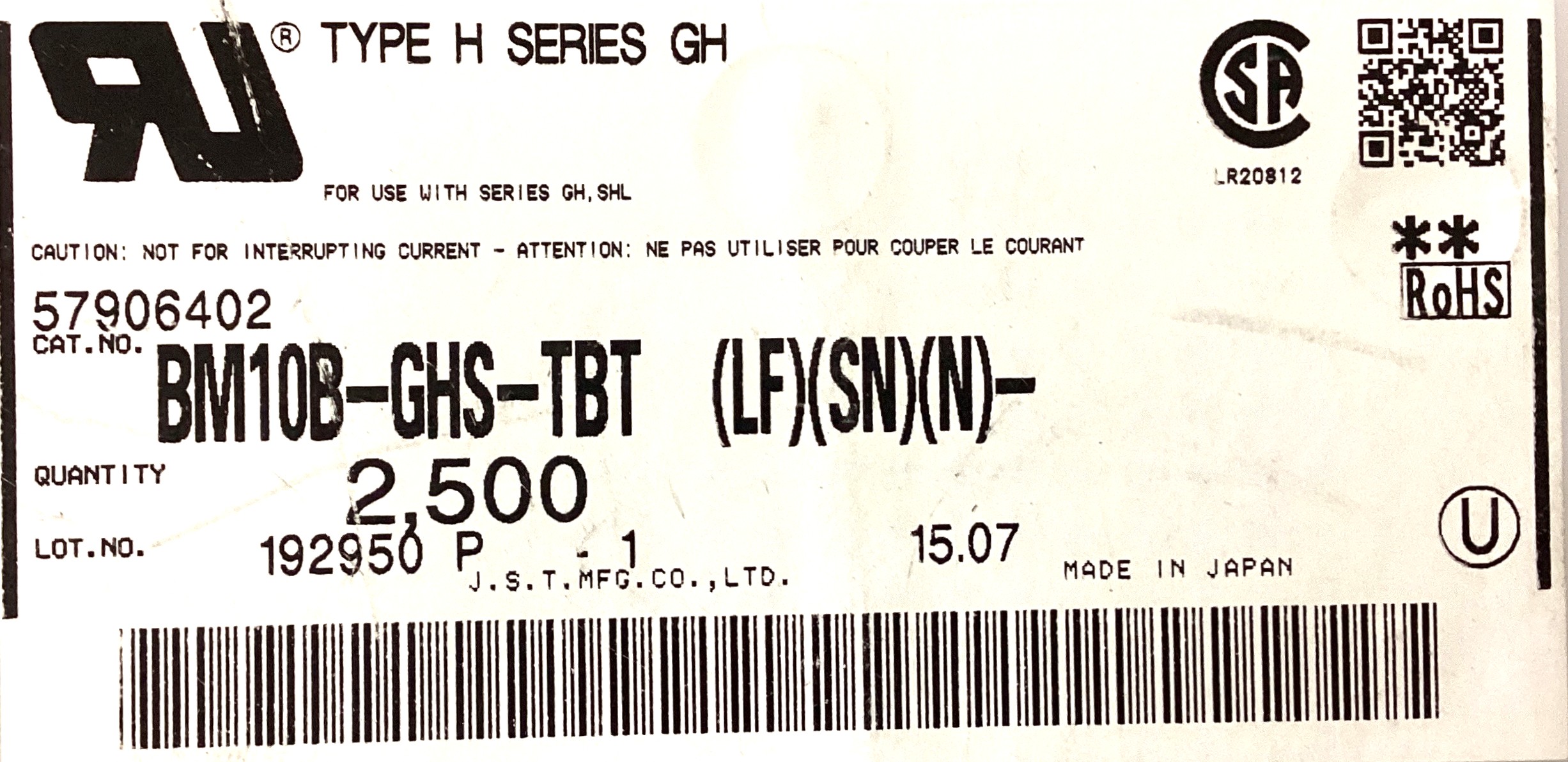 BM10B-GHS-TBT(LF)(SN)(N)