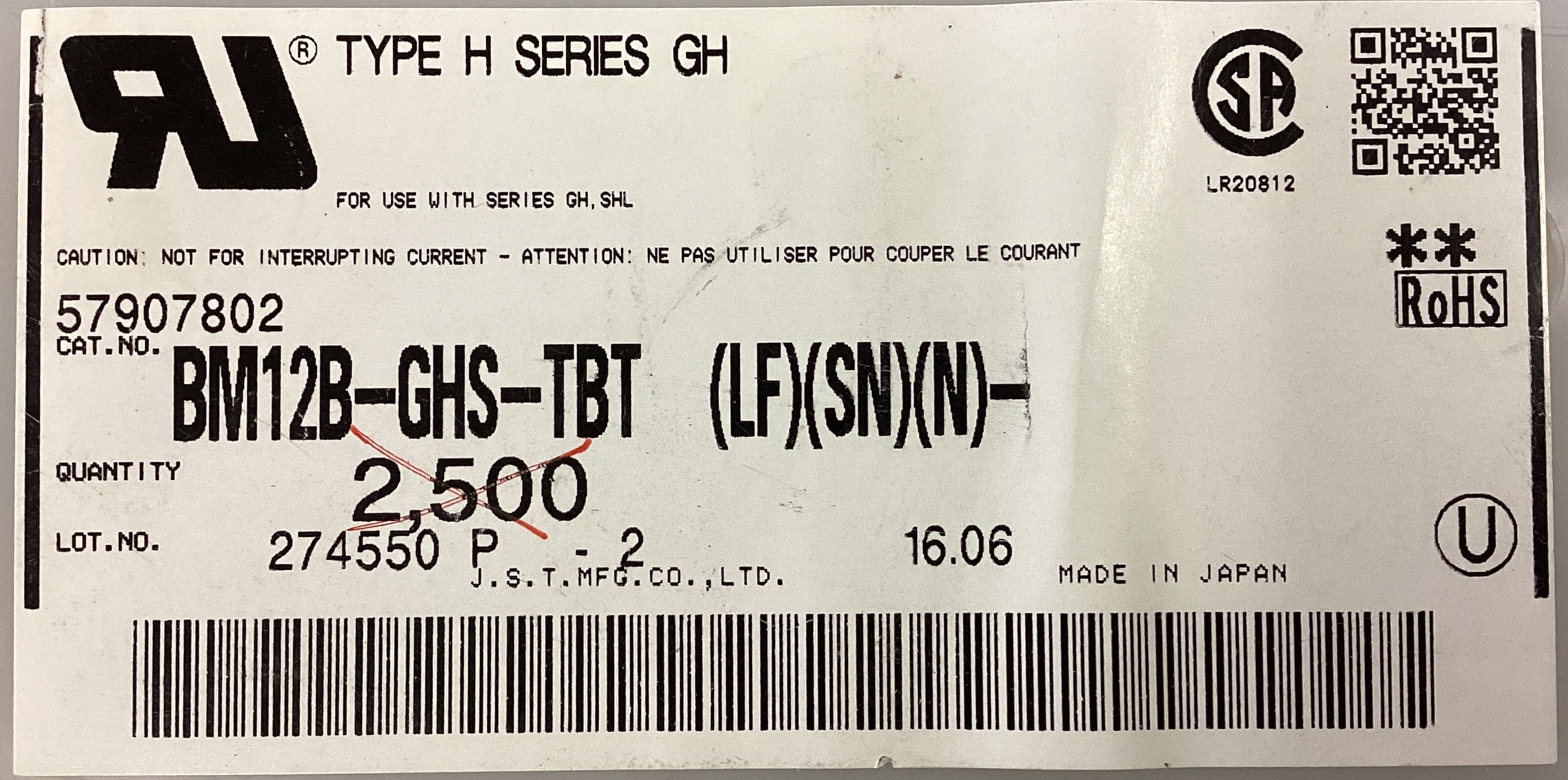 BM12B-GHS-TBT(LF)(SN)(N)