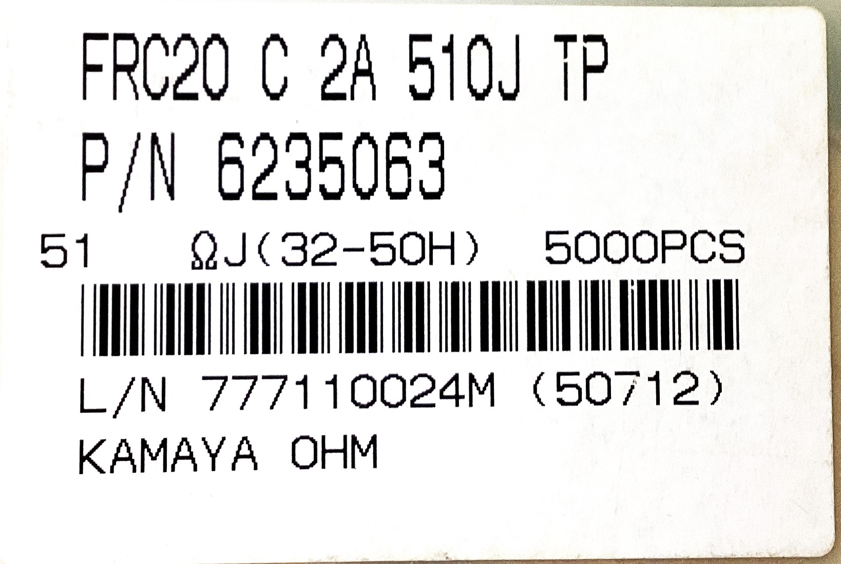 FRC20C2A510JTP