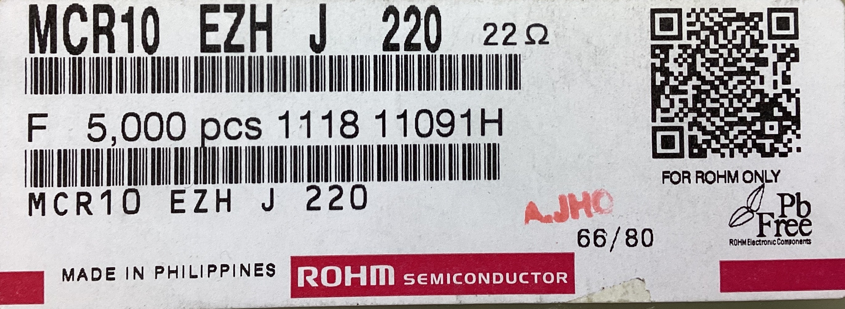 MCR10EZHJ220