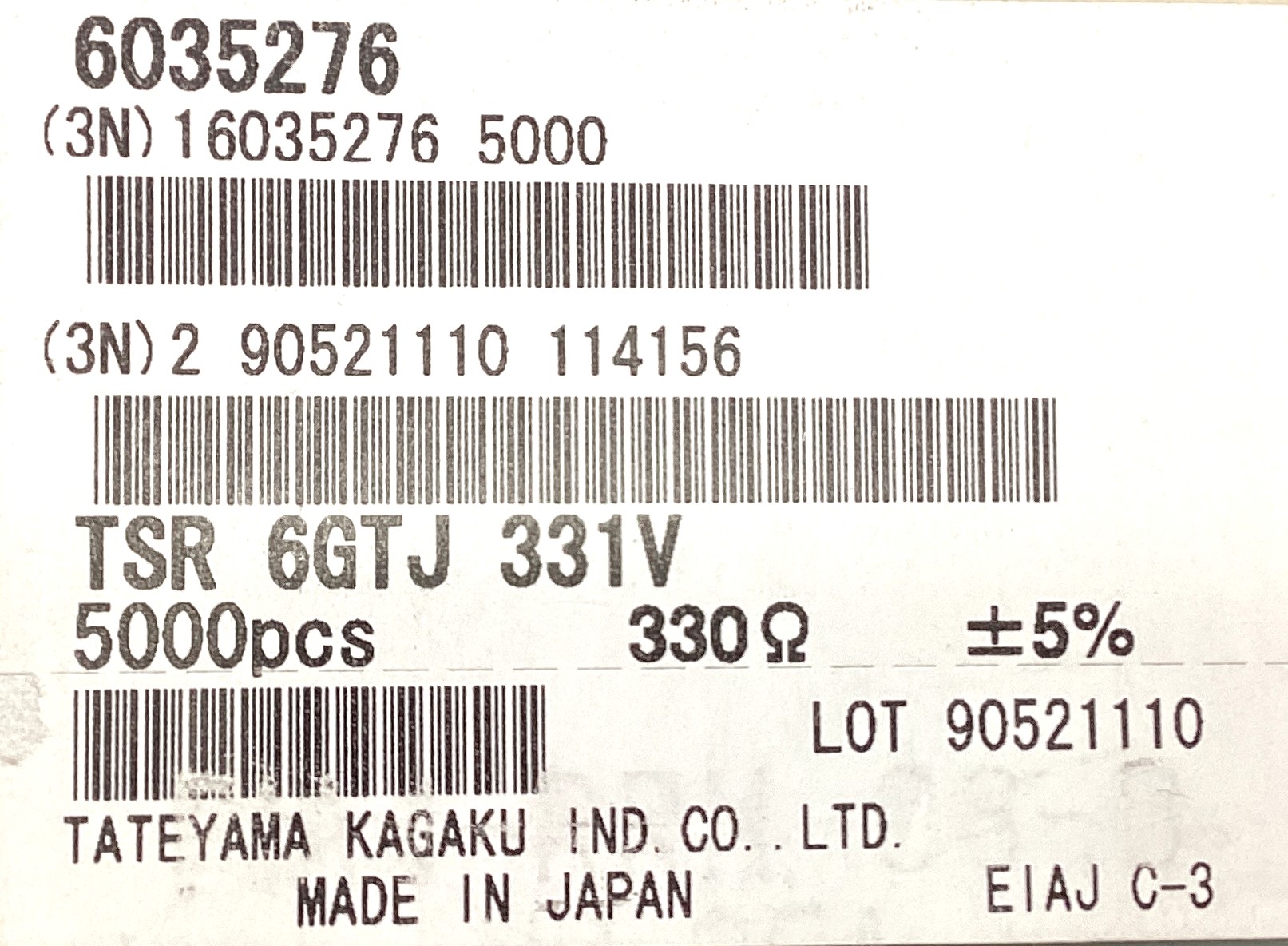 TSR6GTJ331V