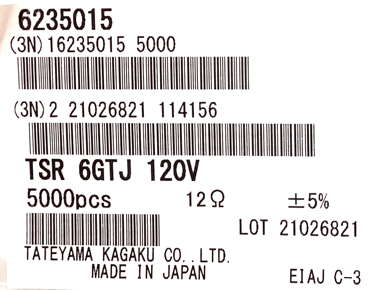 TSR6GTJ120V