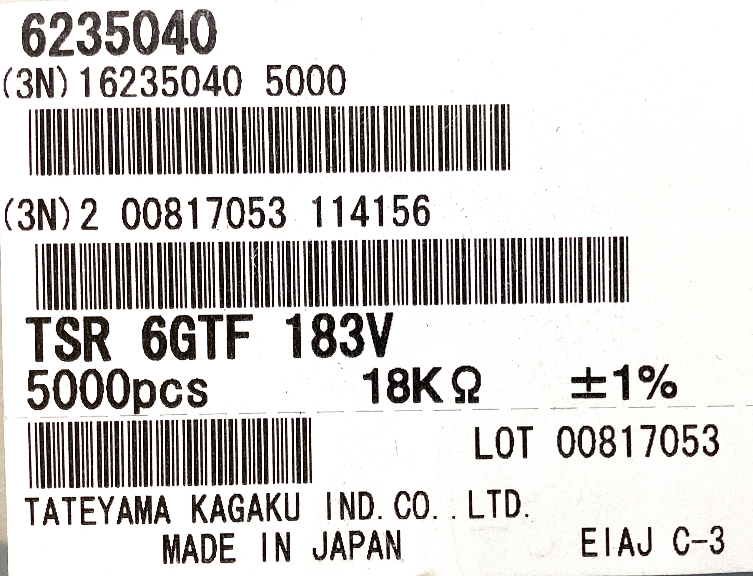 TSR6GTF183V
