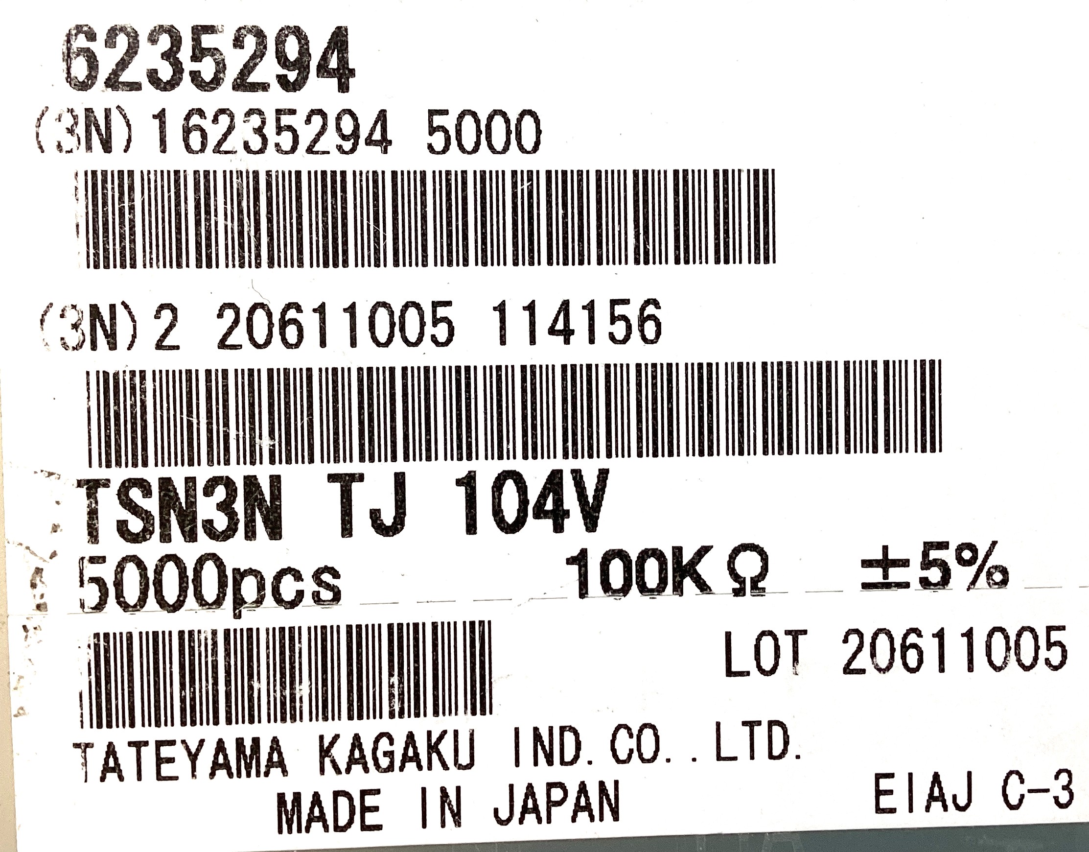 TSN3NTJ104V