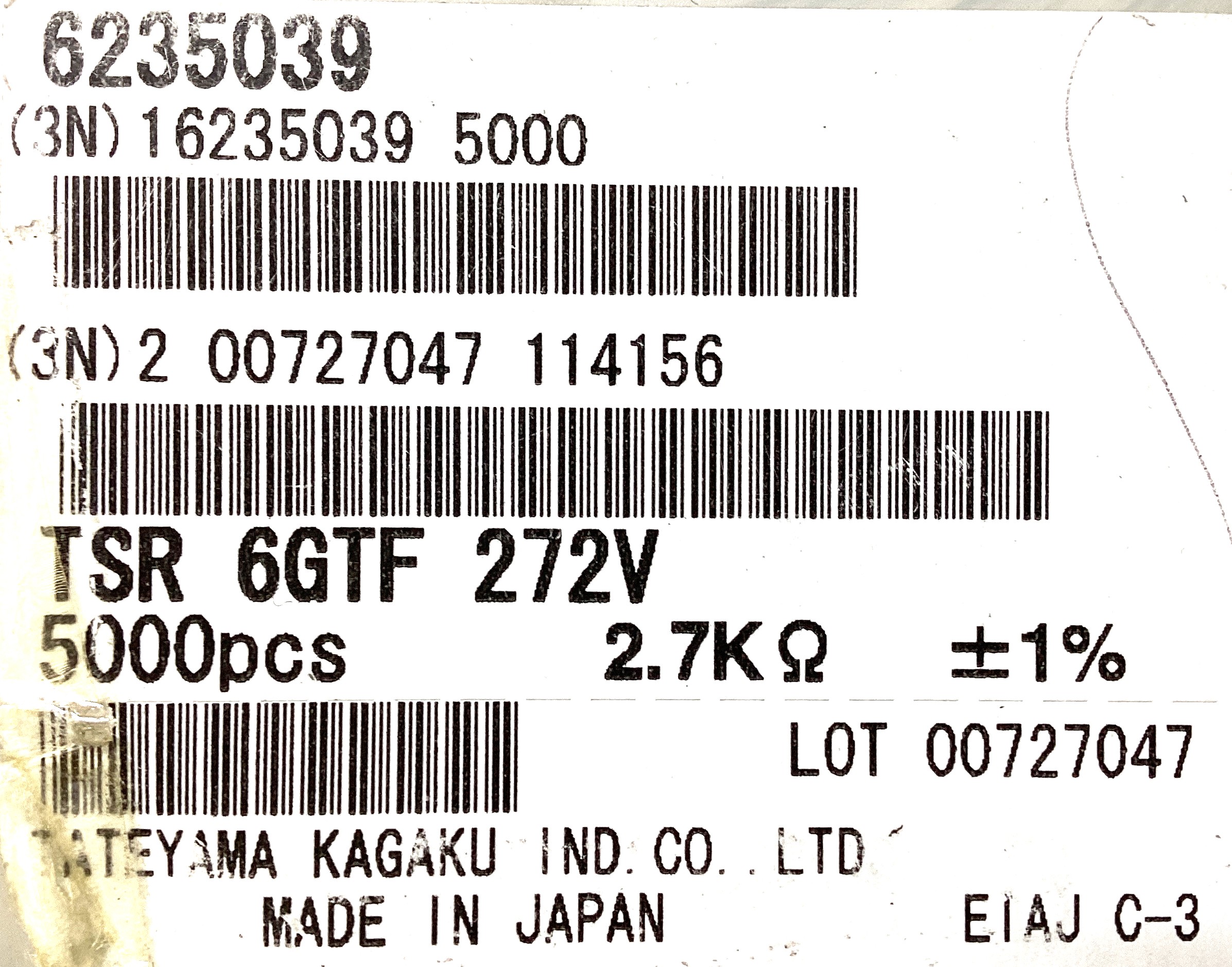 TSR6GTF272V