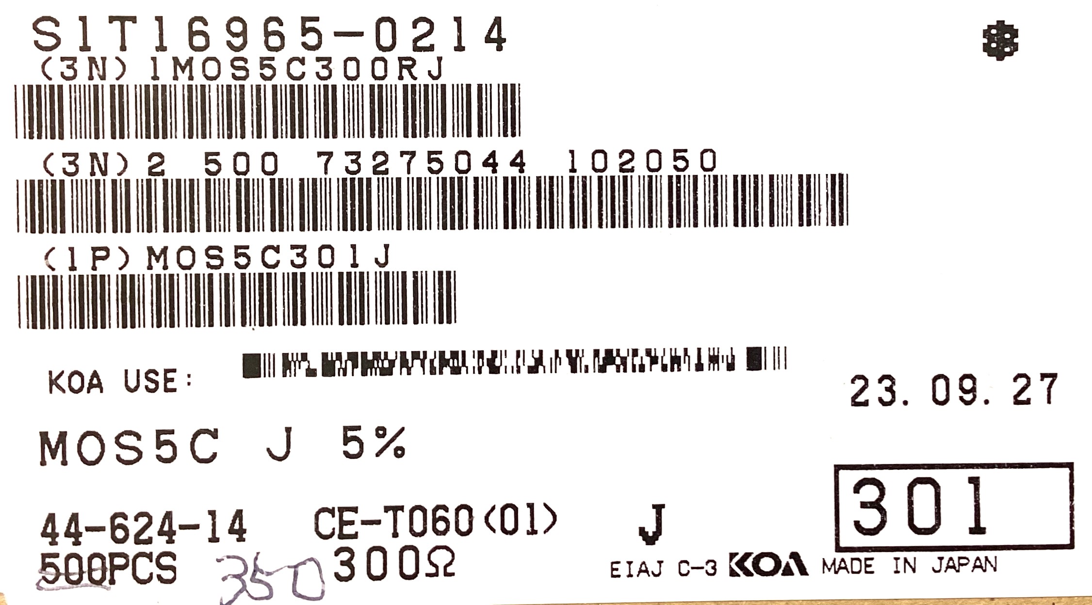 MOS5C301J
