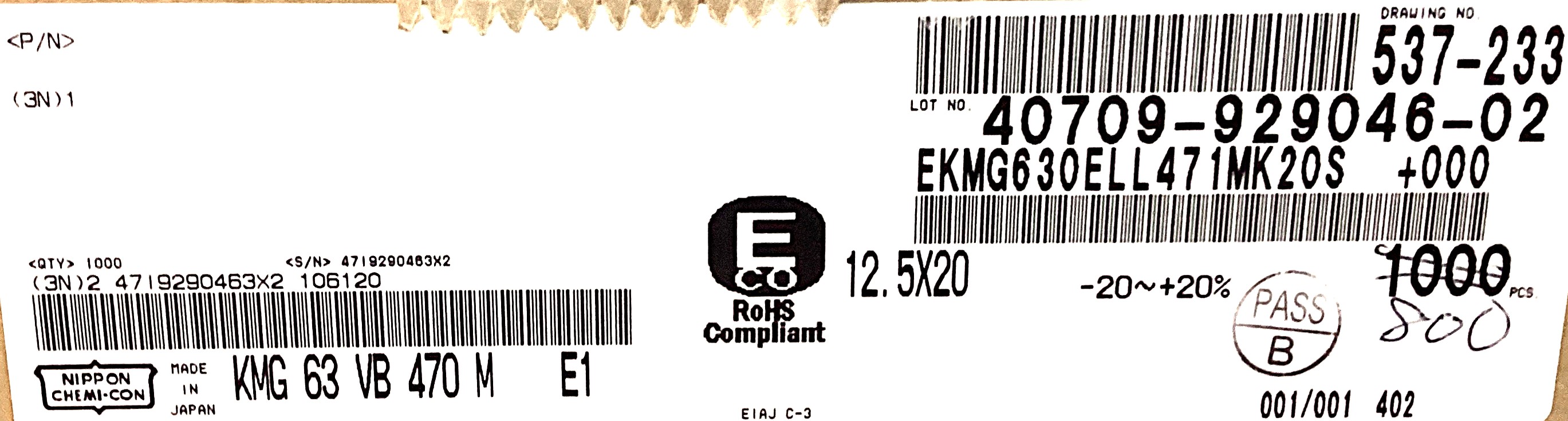 EKMG630ELL471MK20S