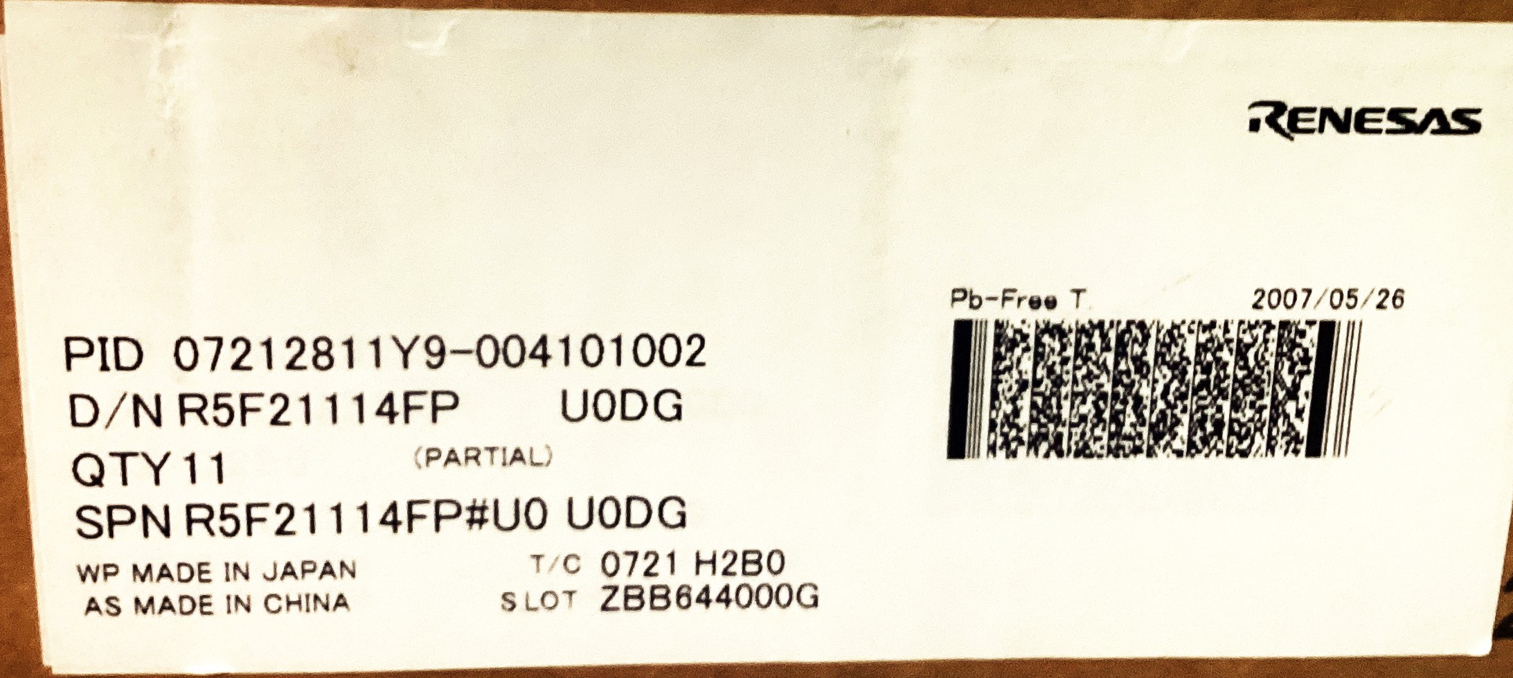 R5F21114FP#U0