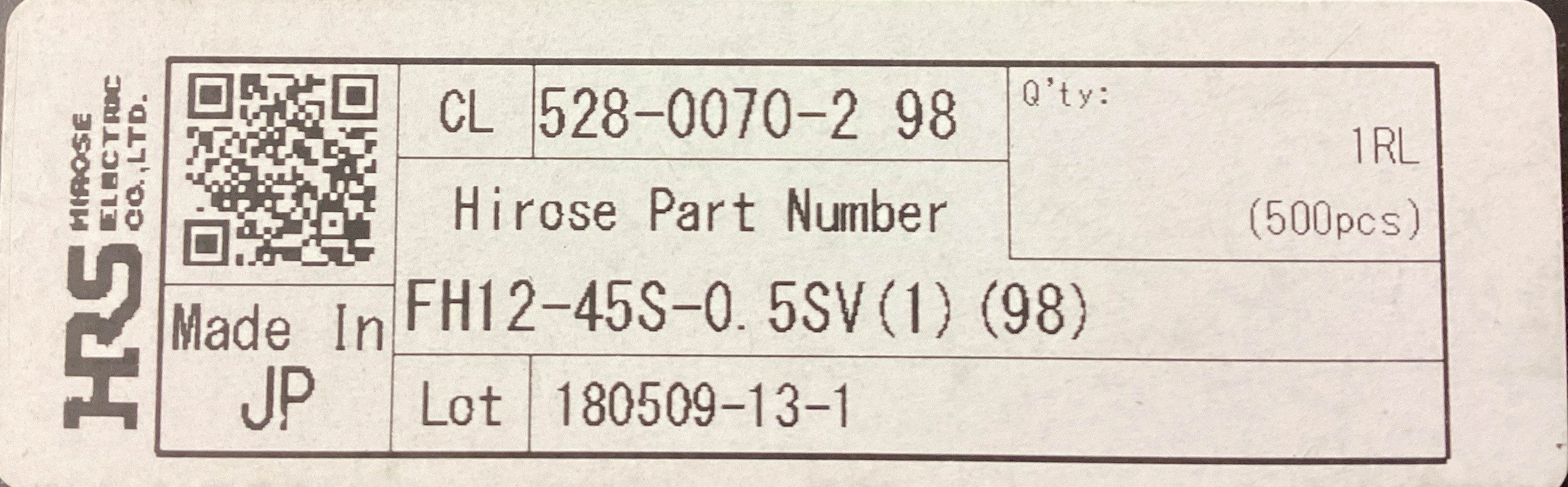 FH12-45S-0.5SV(1)(98)