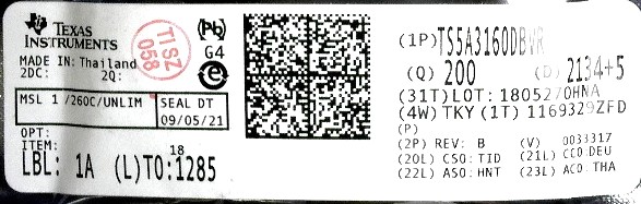 TS5A3160DBVR