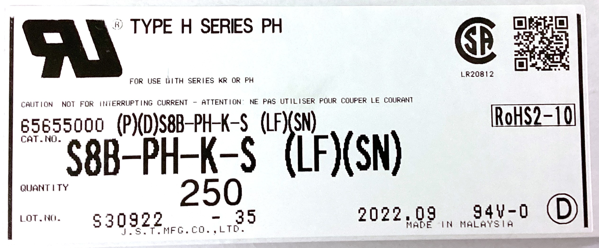 S8B-PH-K-S(LF)(SN)