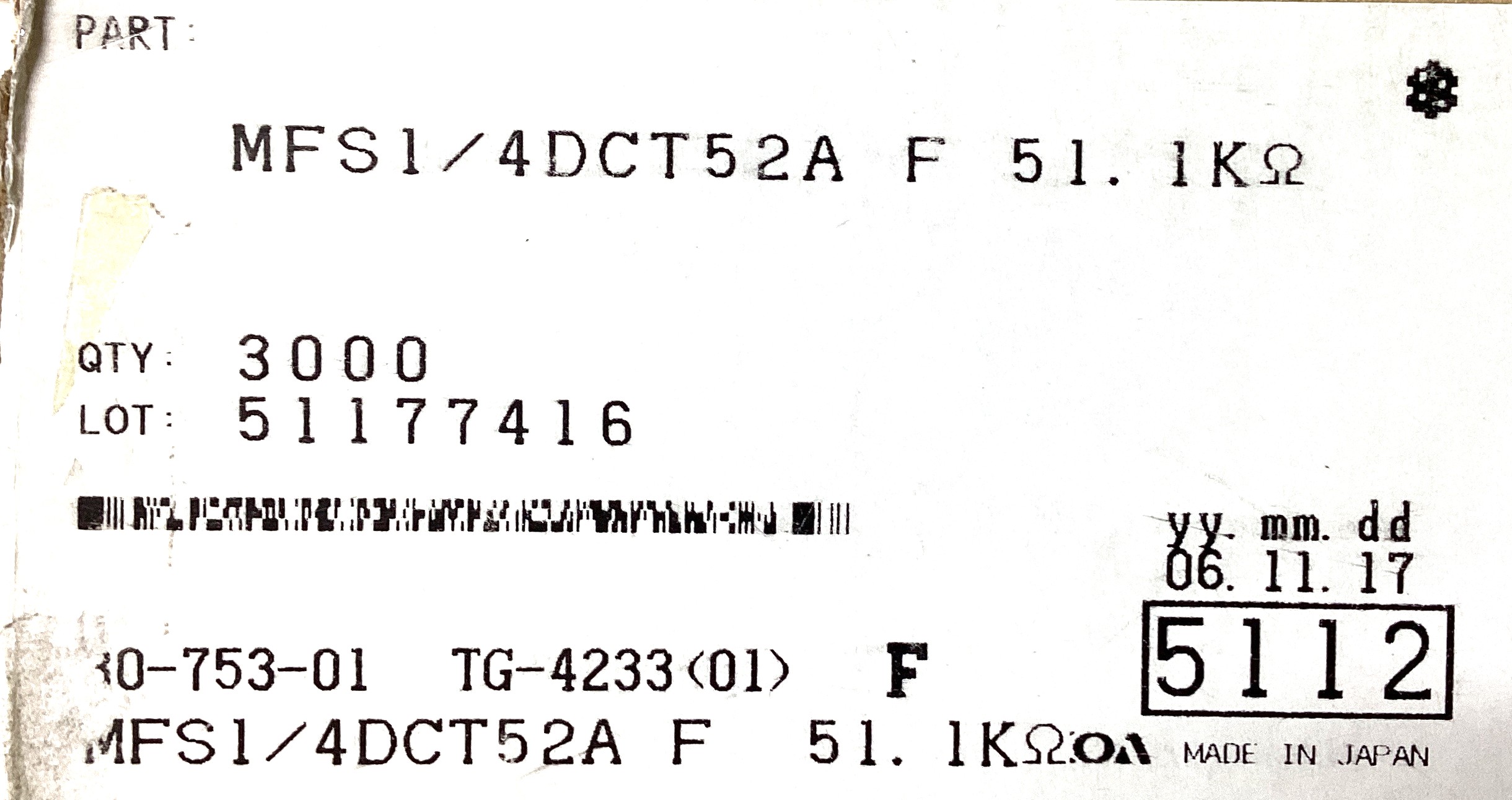 MFS1/4DCT52A5112F