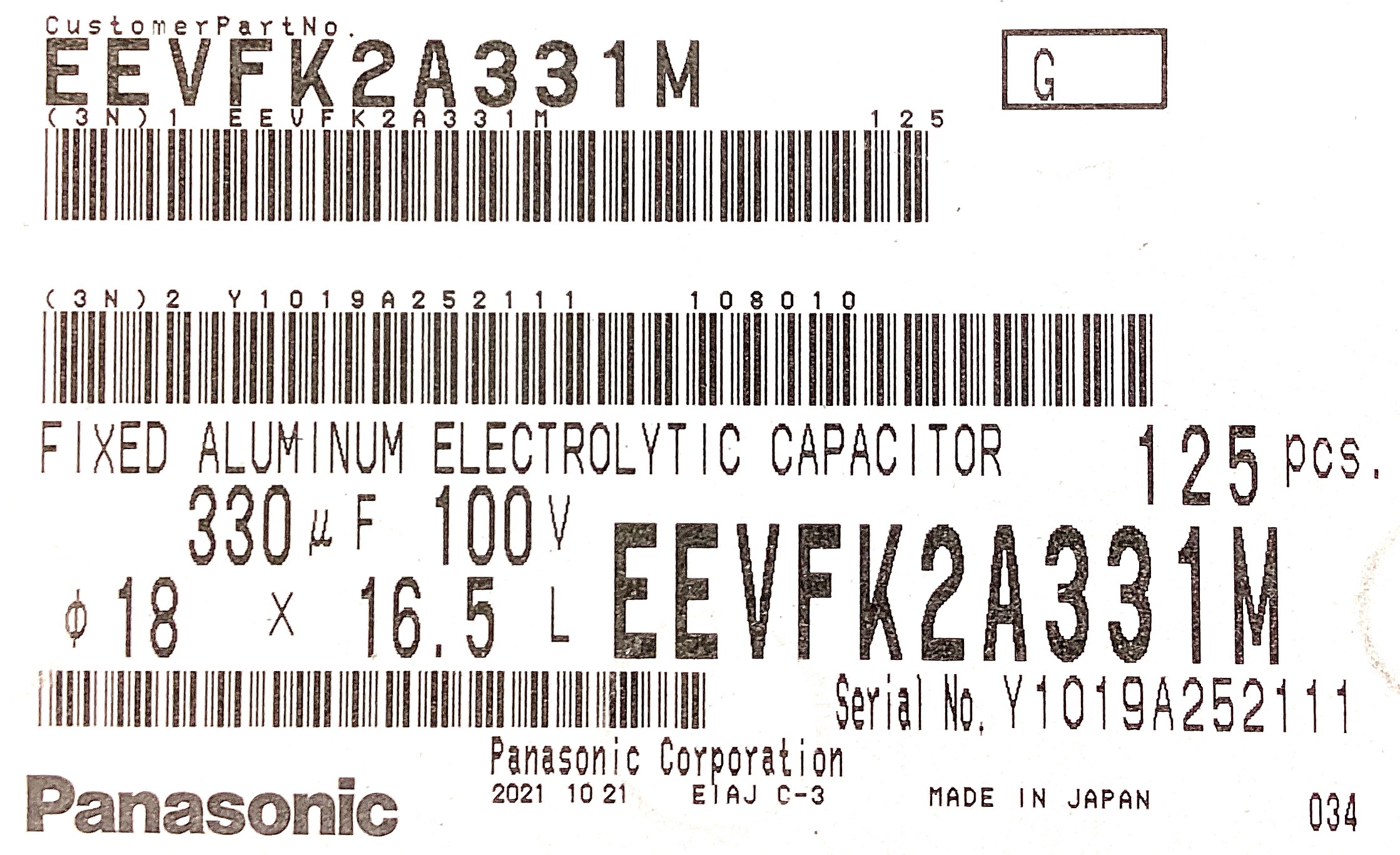 EEVFK2A331M