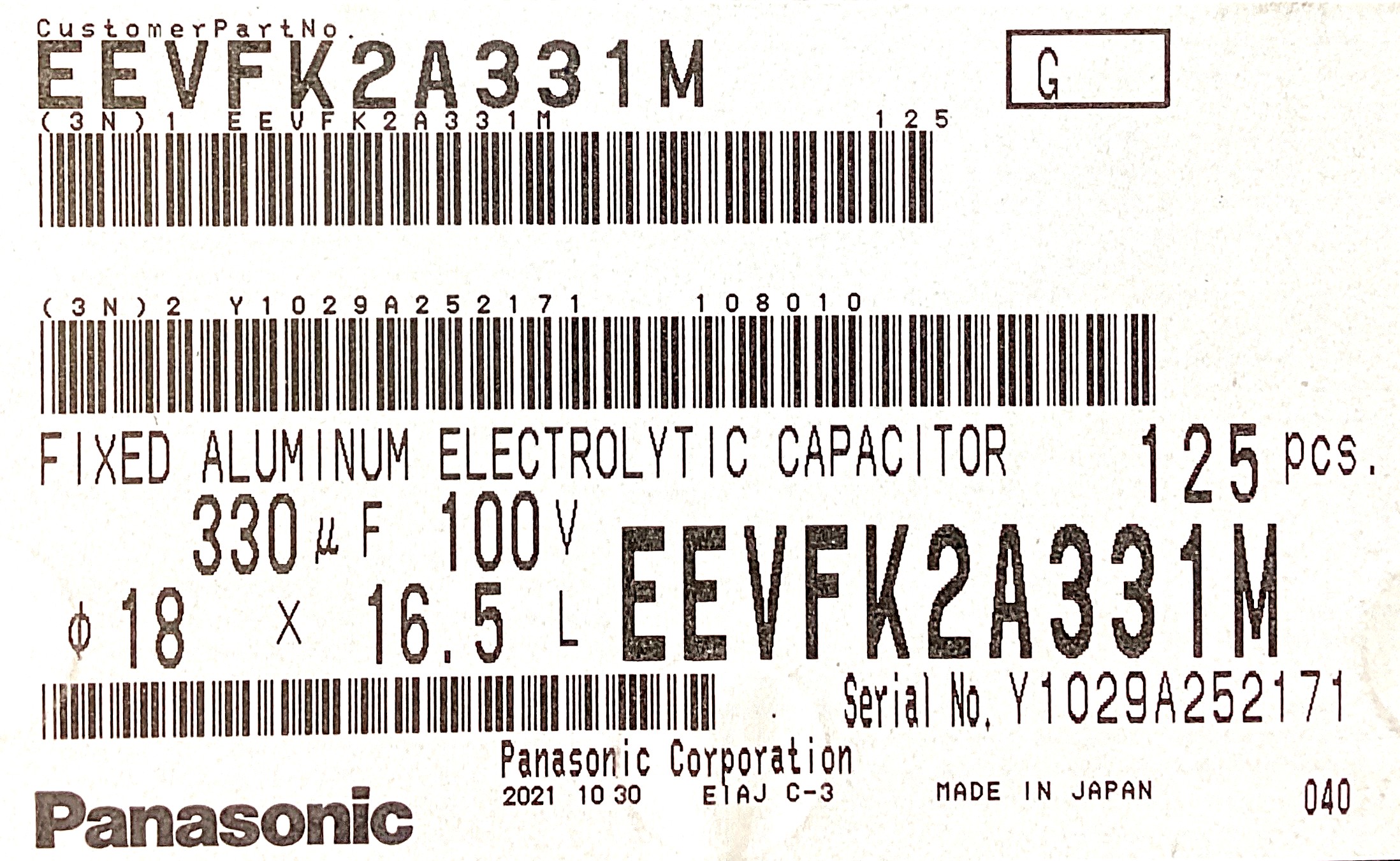 EEVFK2A331M