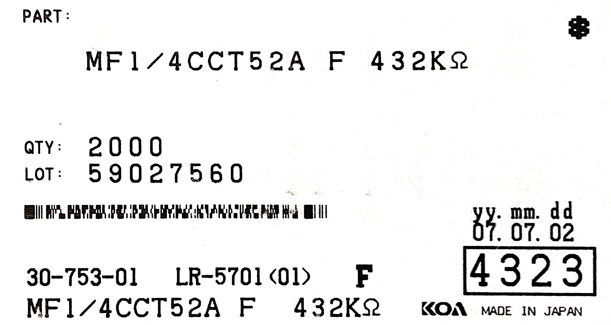 MF1/4CCT52A4323F