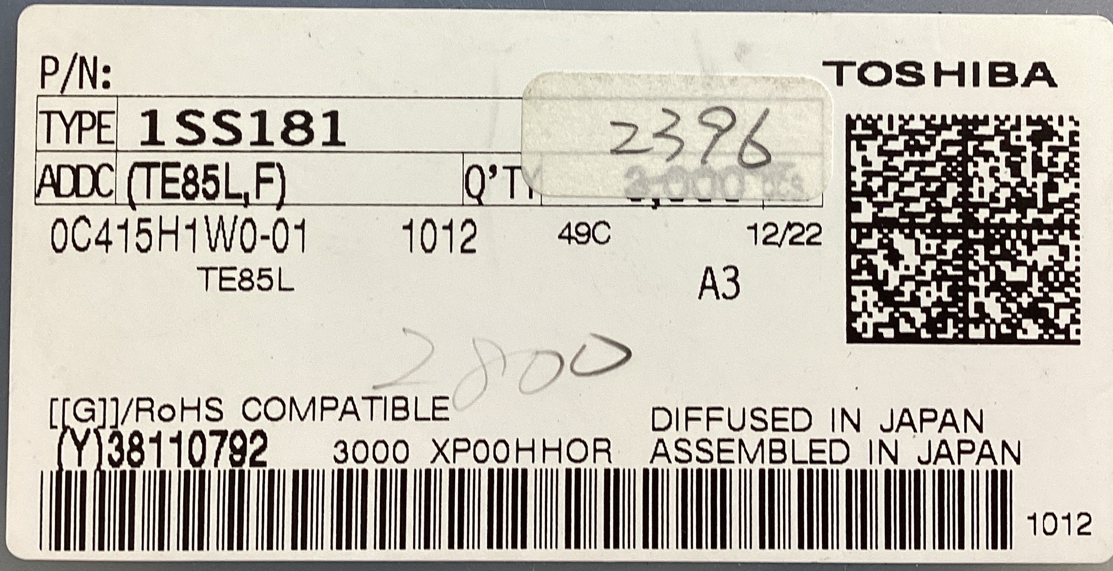 1SS181(TE85L,F)