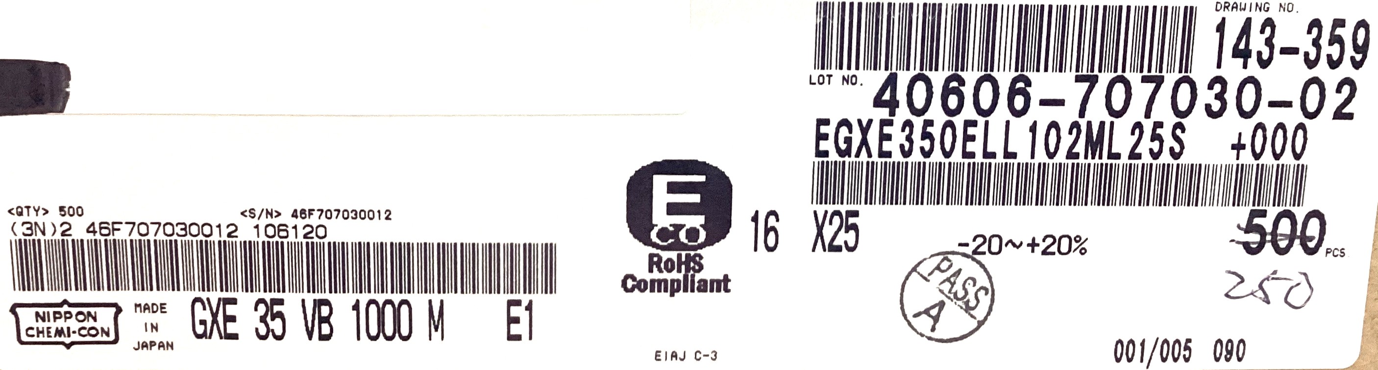 EGXE350ELL102ML25S
