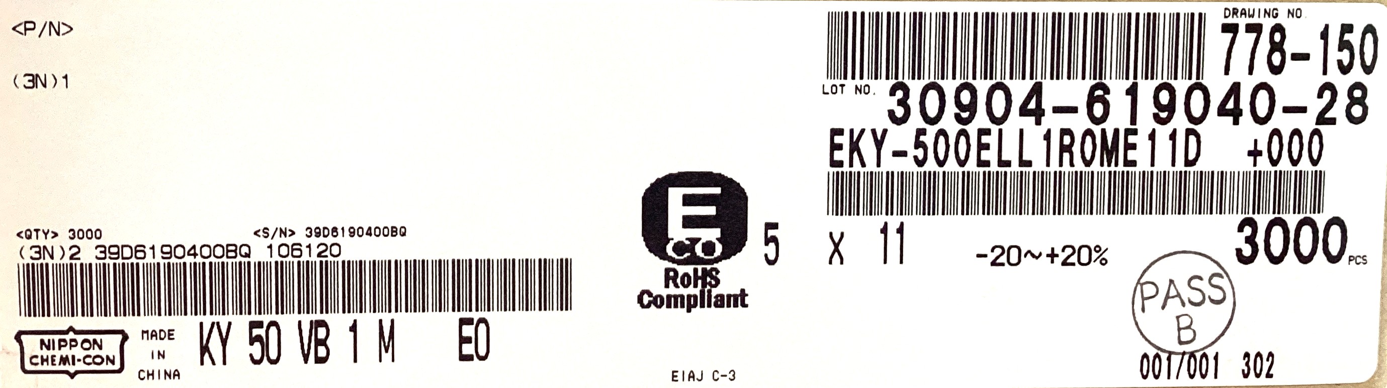 EKY500ELL1R0ME11D