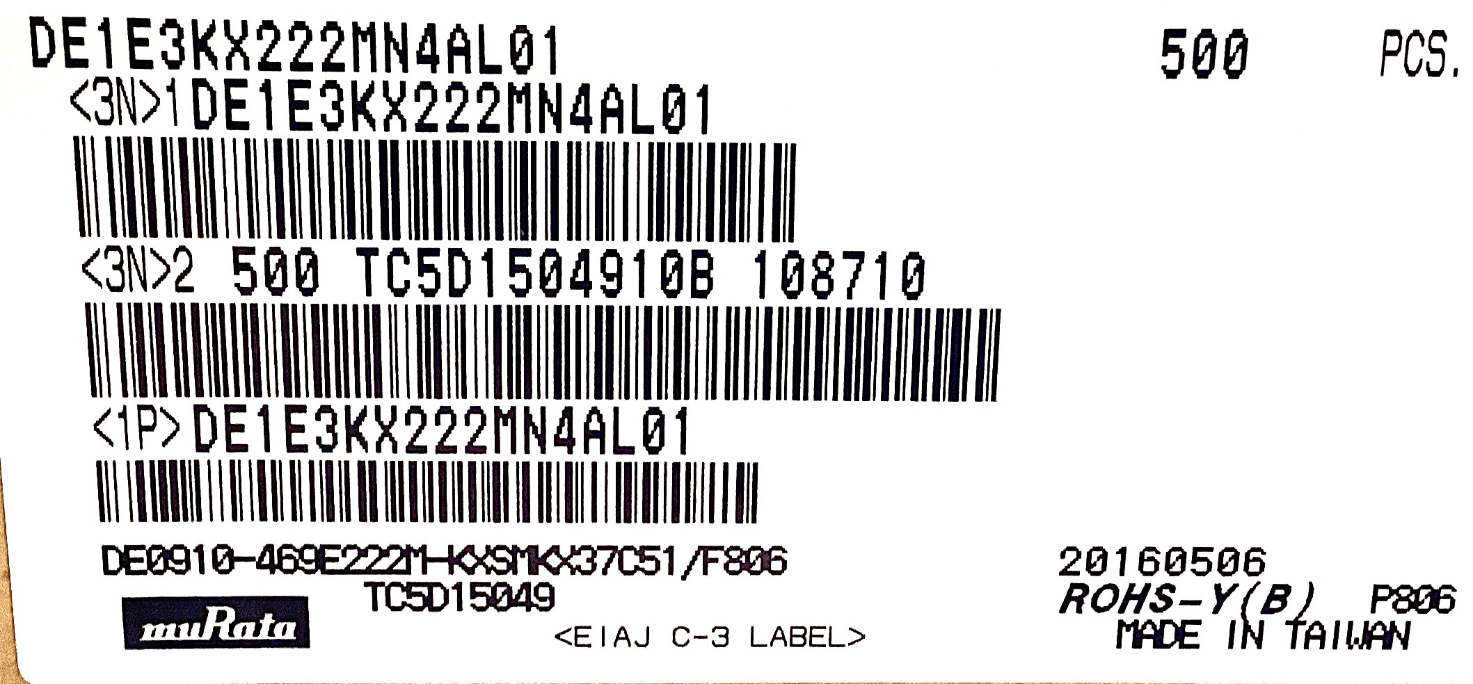 DE1E3KX222MN4AL01