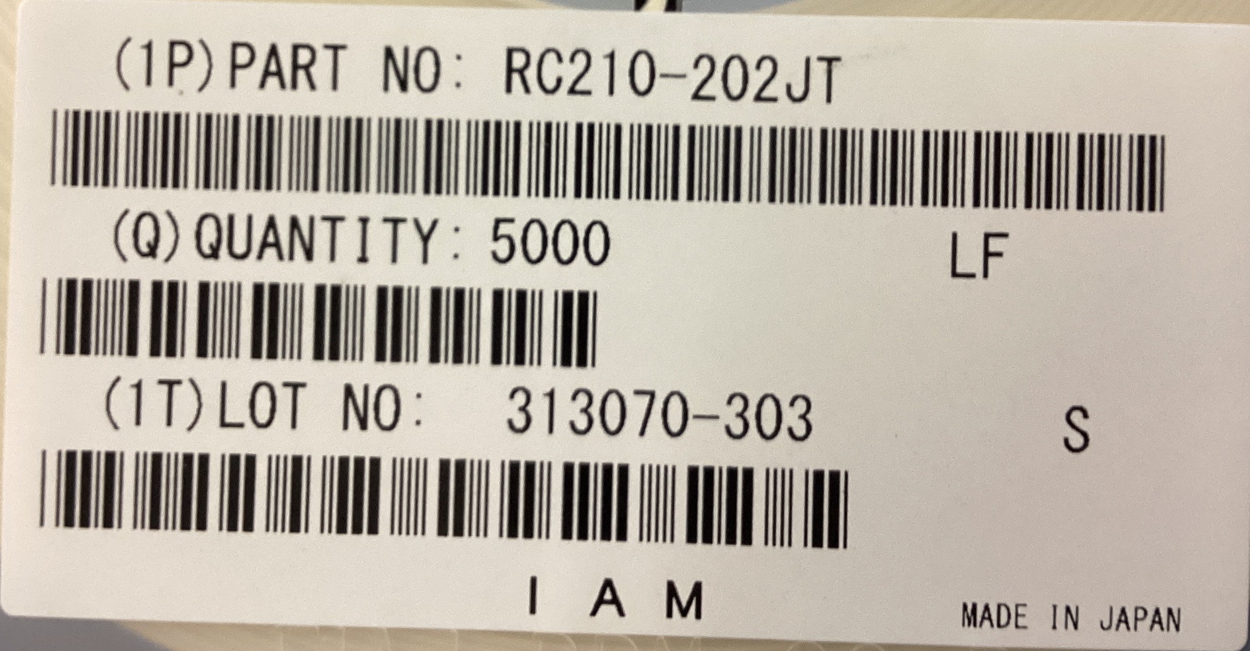 RC210-202JT