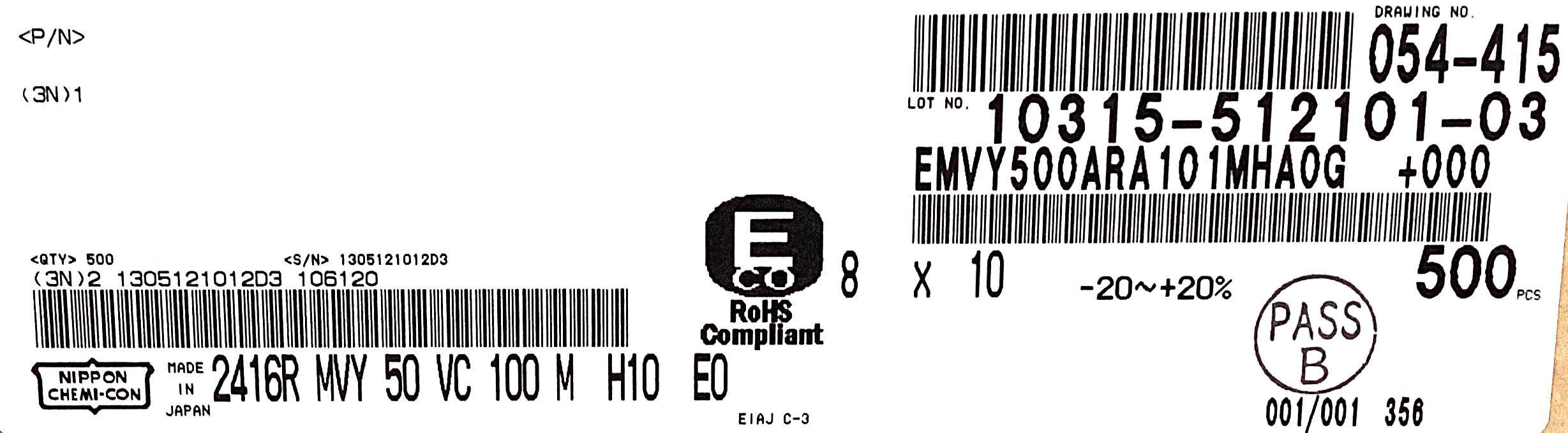 EMVY500ARA101MHA0G