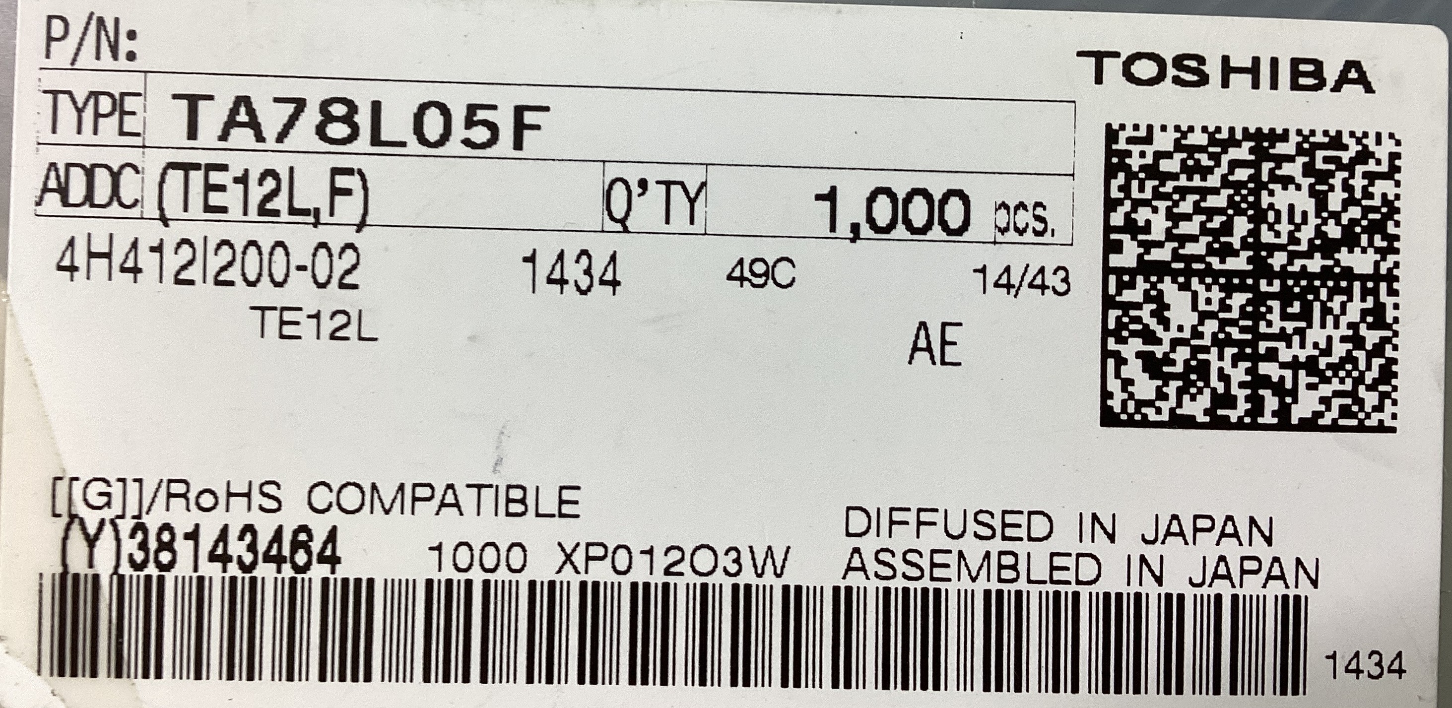 TA78L05F(TE12L,F)
