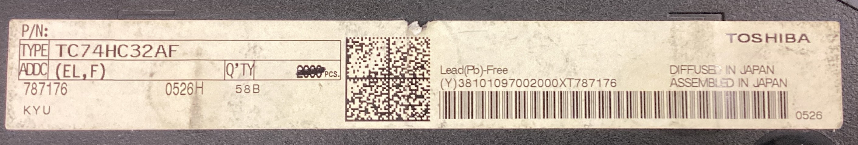 TC74HC32AF(EL,F)