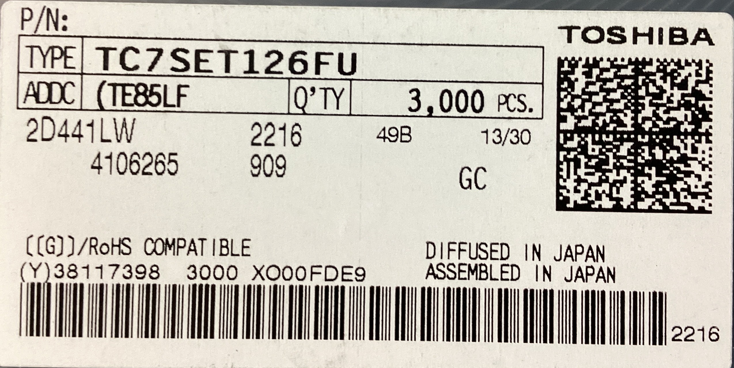 TC7SET126FU(TE85LF