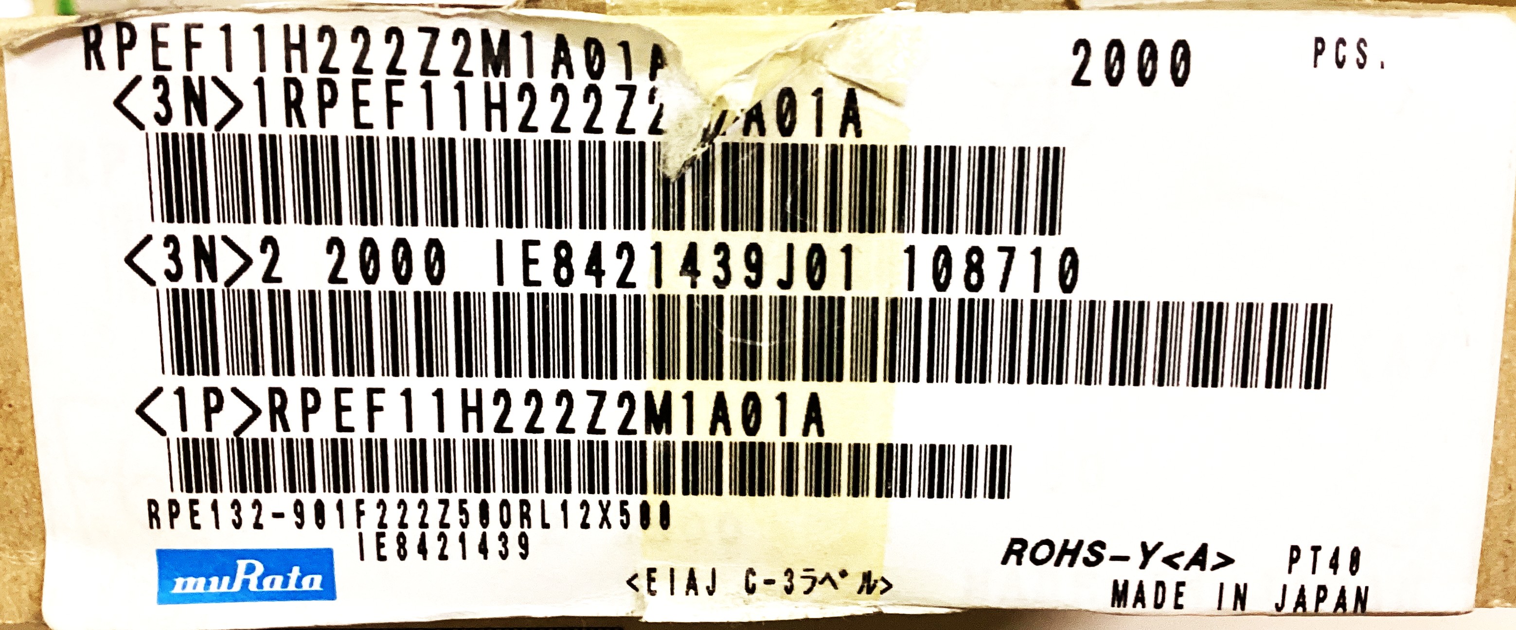 RPEF11H222Z2M1A01A