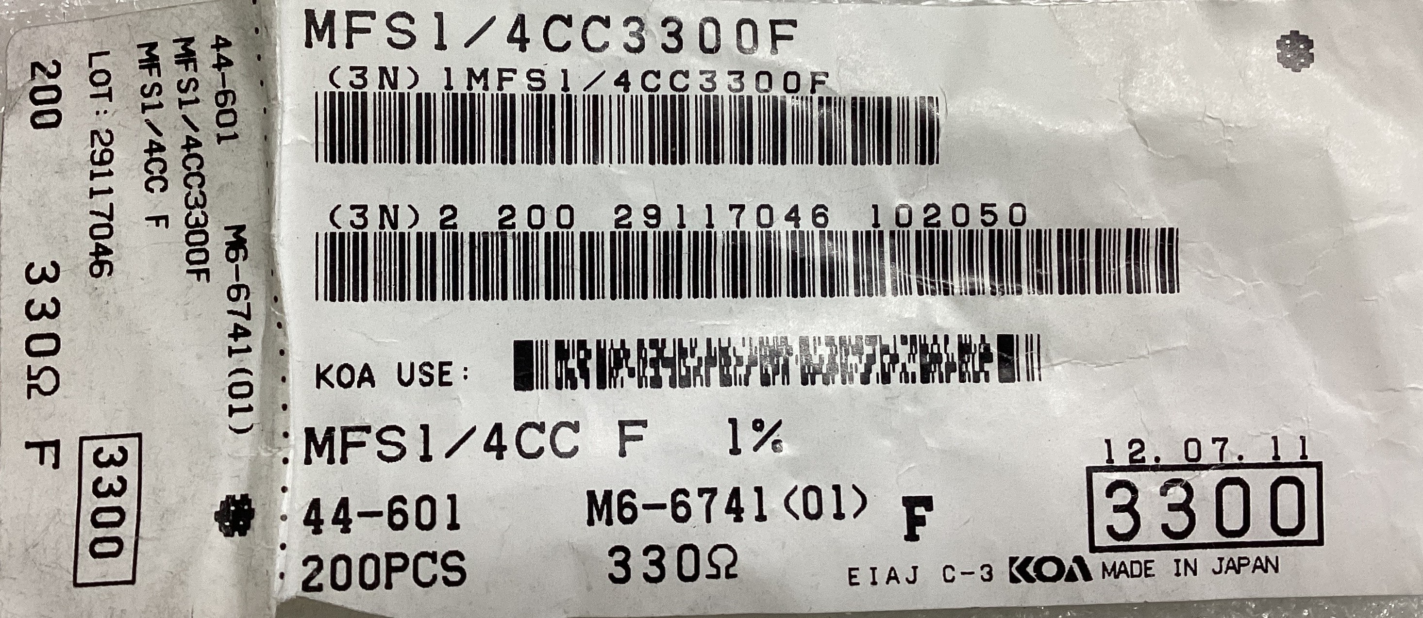 MFS1/4CC3300F