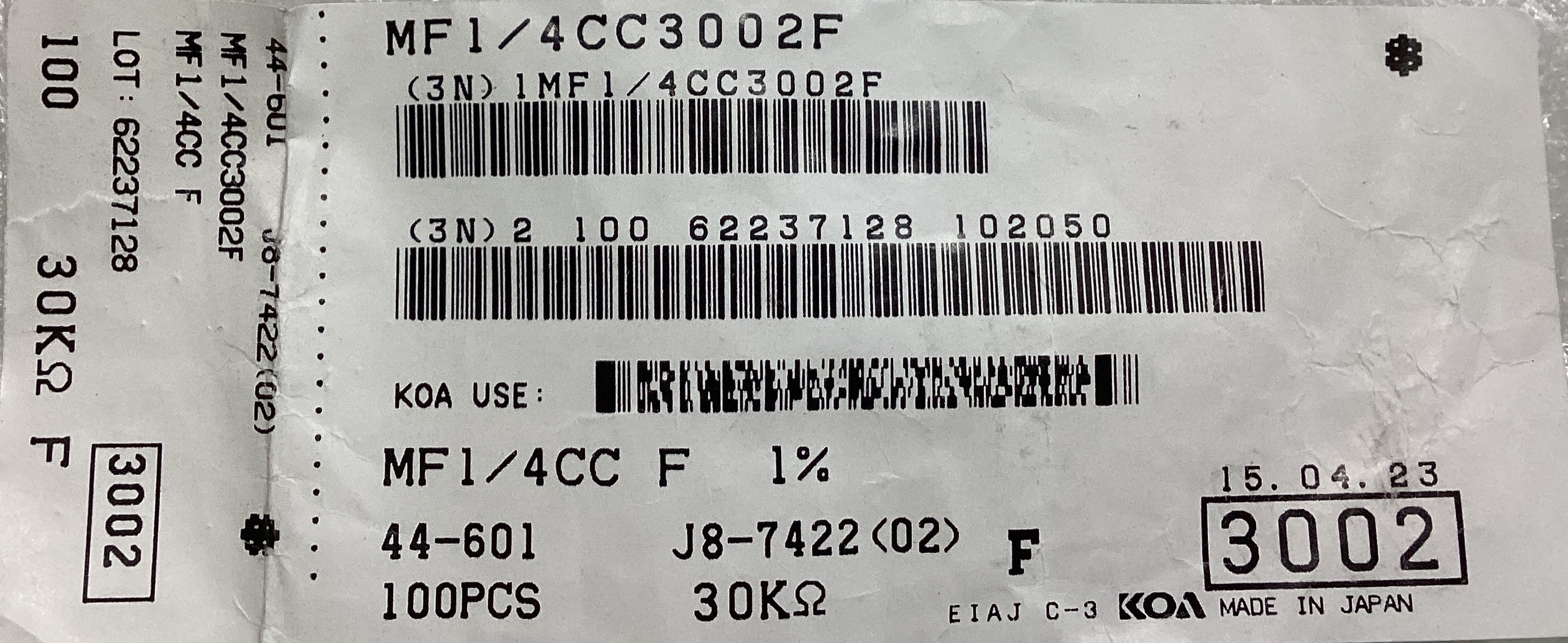 MFS1/4CC3002F