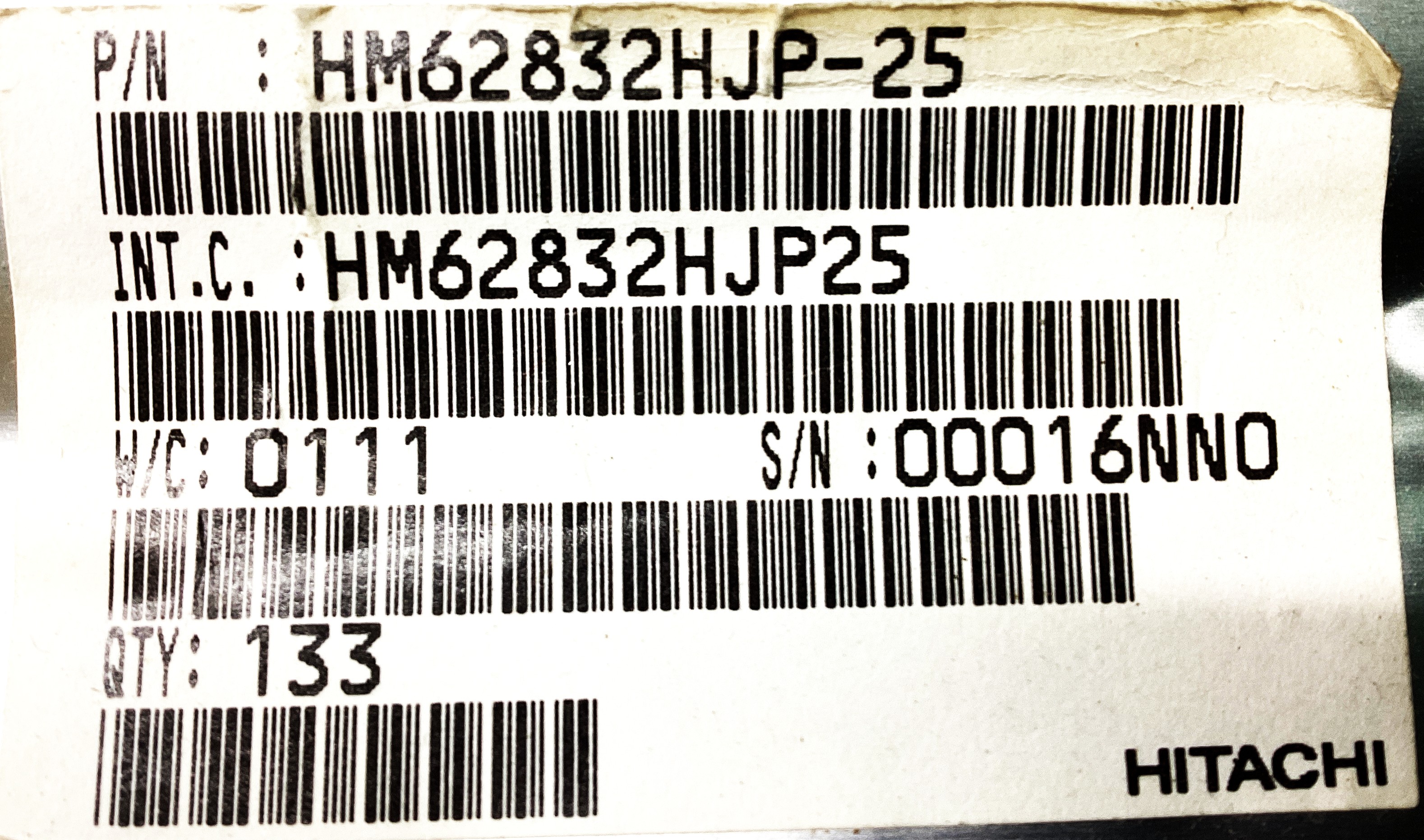 HM62832HJP-25