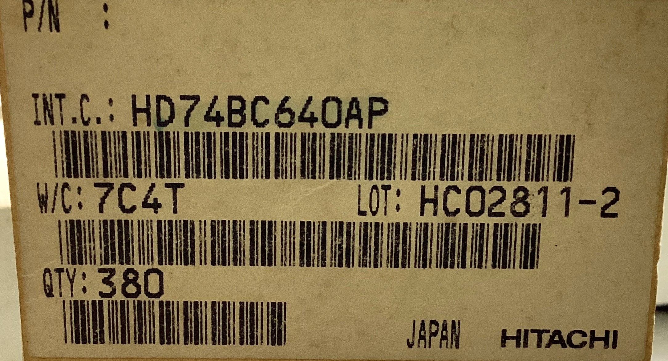 HD74BC640AP