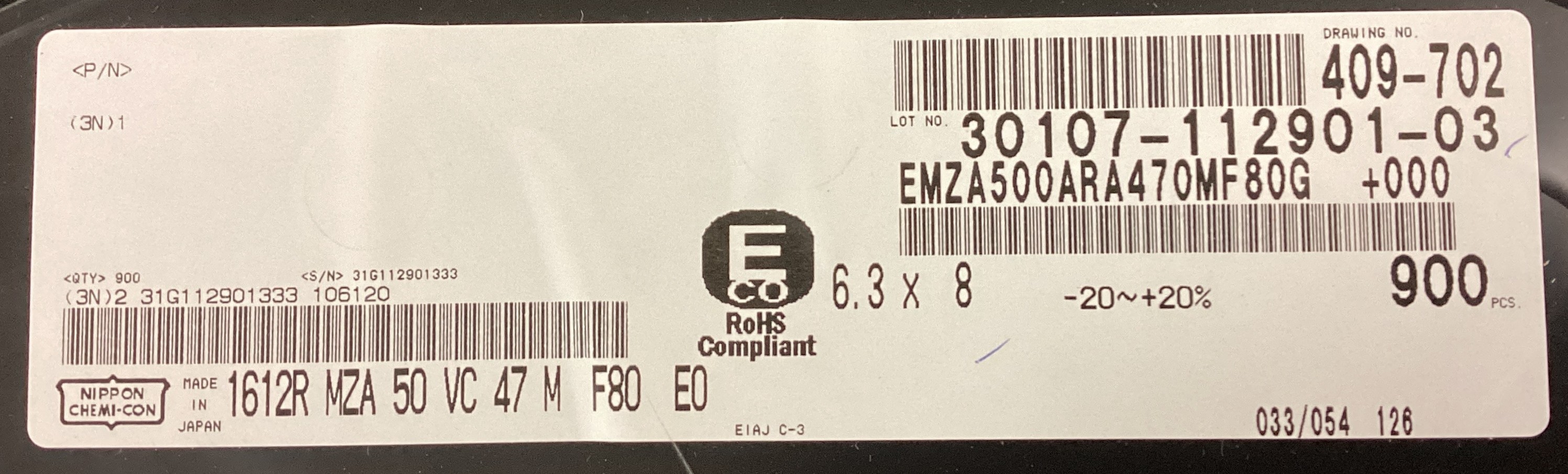 EMZA500ARA470MF80G