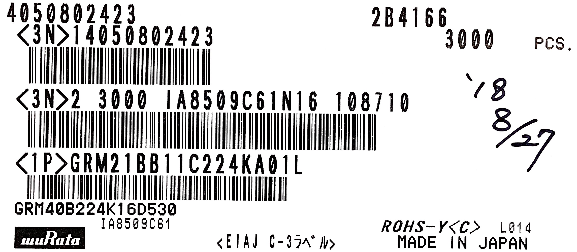 GRM21BB11C224KA01L