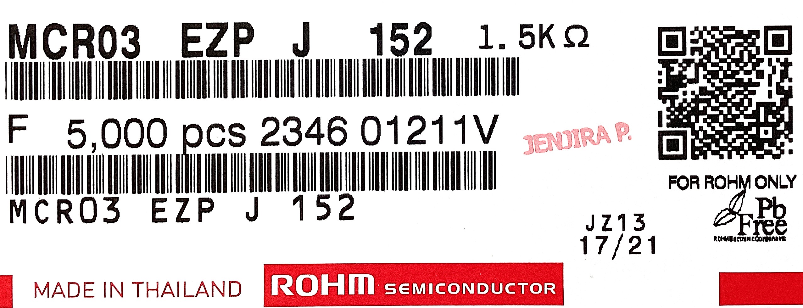 MCR03EZPJ152