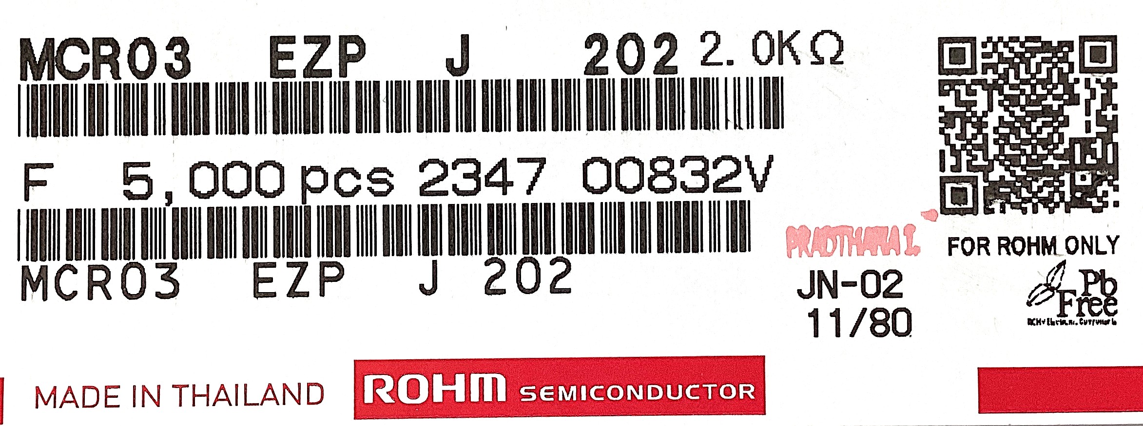 MCR03EZPJ202
