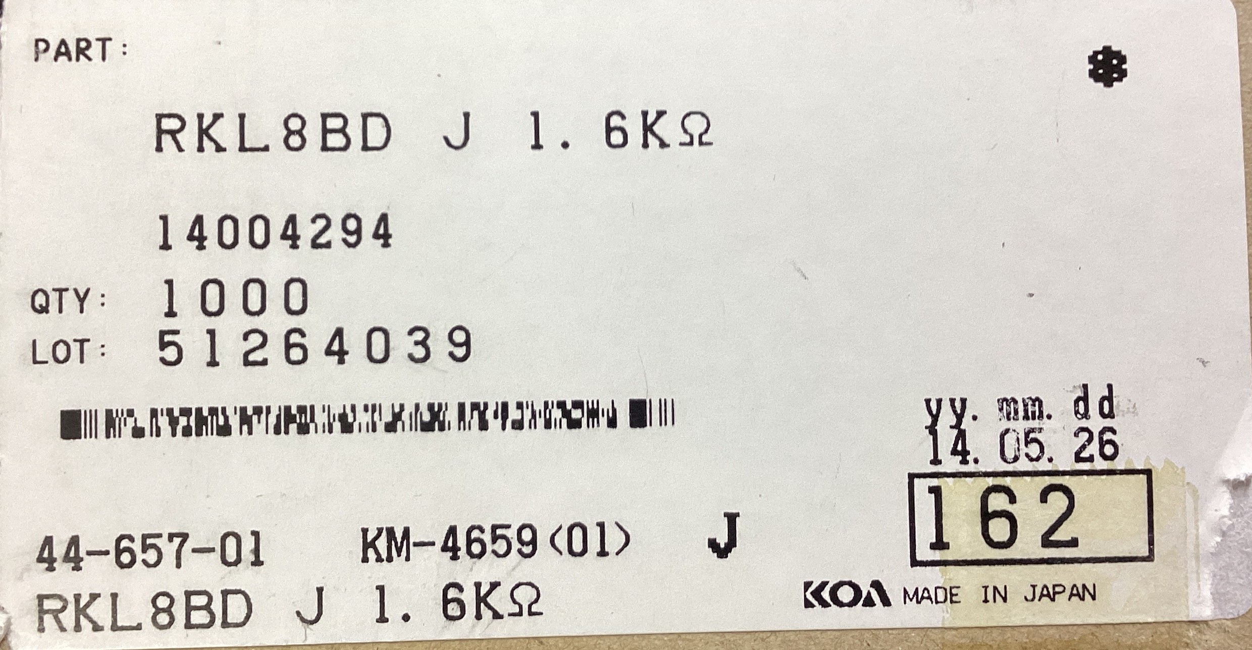 RKL8BD162J